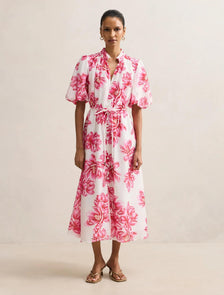 Macey Petite Printed Midi Dress Zila Floral