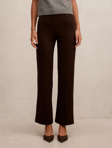 Piper Ponte Straight Leg Pant Chocolate