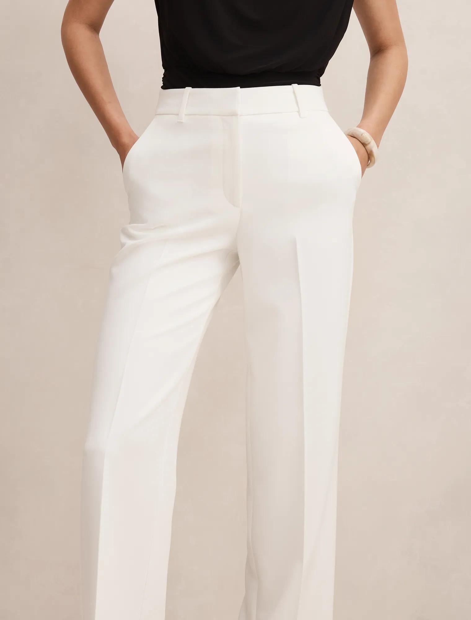 Ada Straight Leg Pants Porcelain