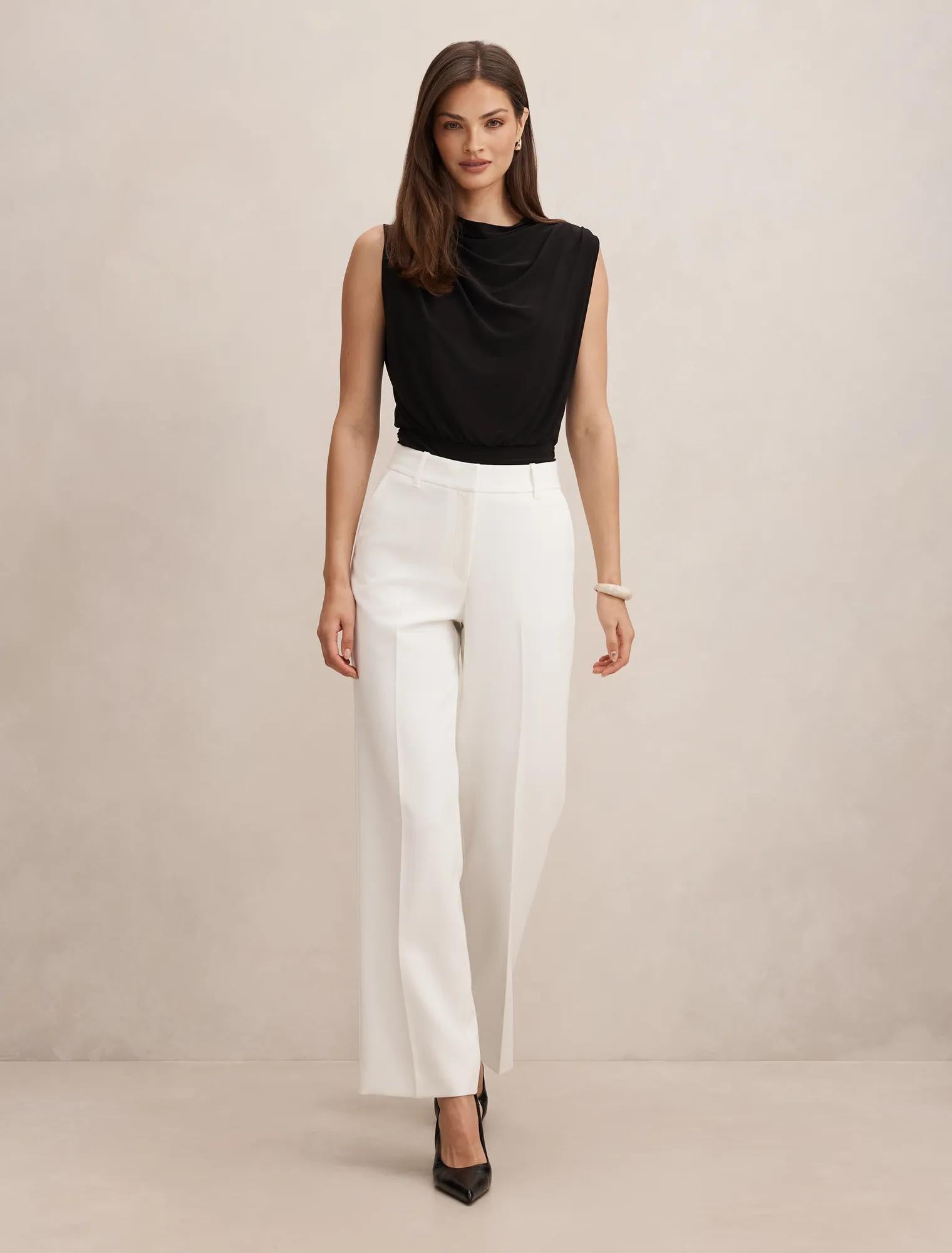 Ada Straight Leg Pants Porcelain