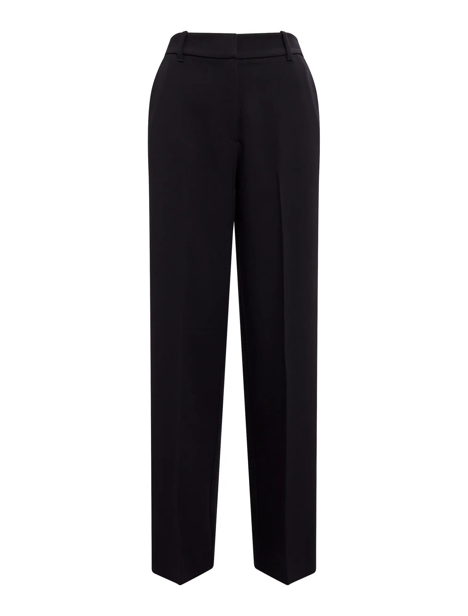 Ada Straight Leg Pants Black Suit_mannequin