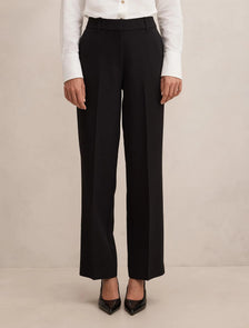 Ada Straight Leg Pants Black Suit