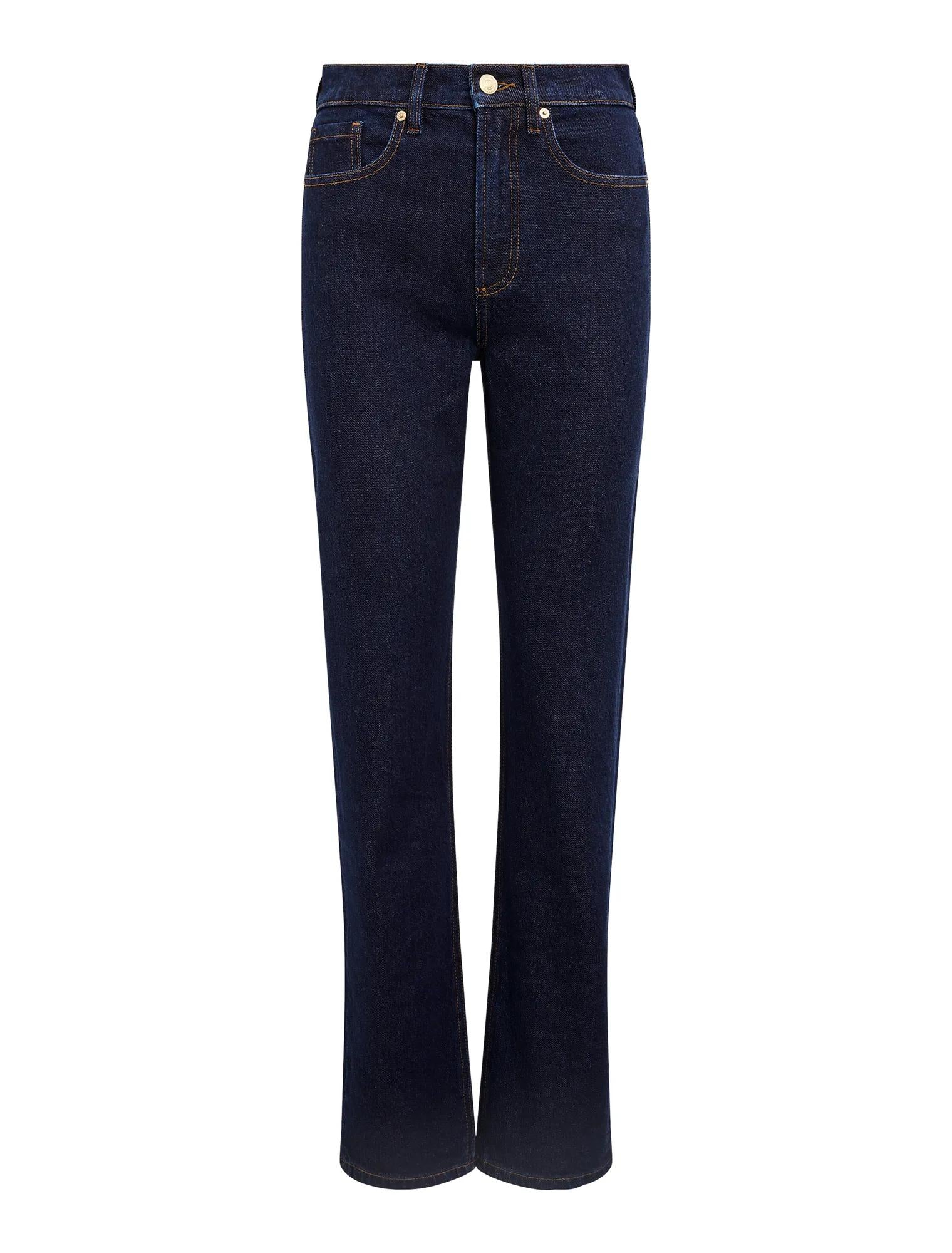 Devon High Rise Slim Jean Dark Indigo