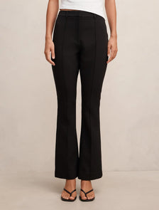 Melanie Pintuck Flare Pant Black