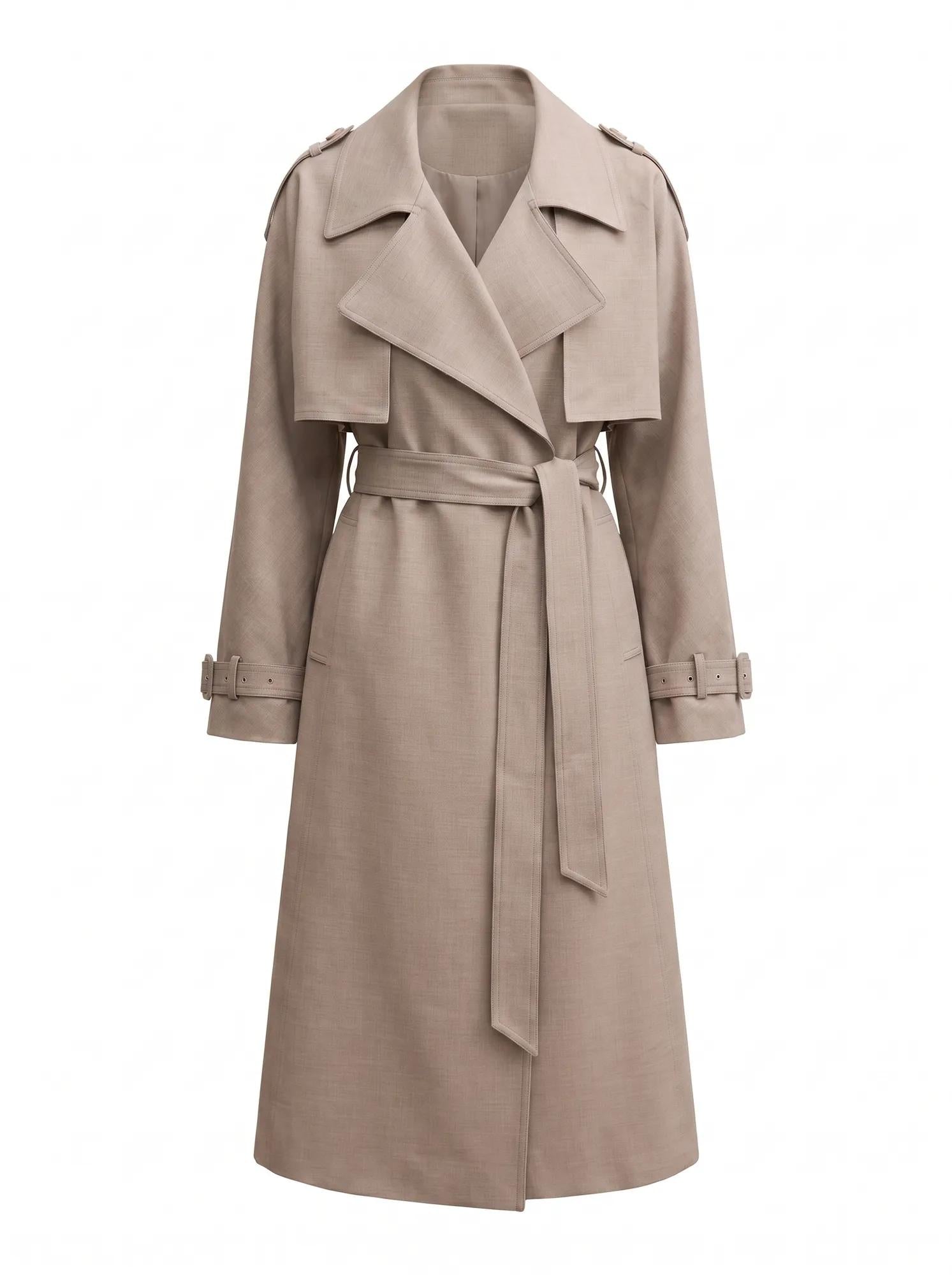 Maya Trench Neutral Set_mannequin