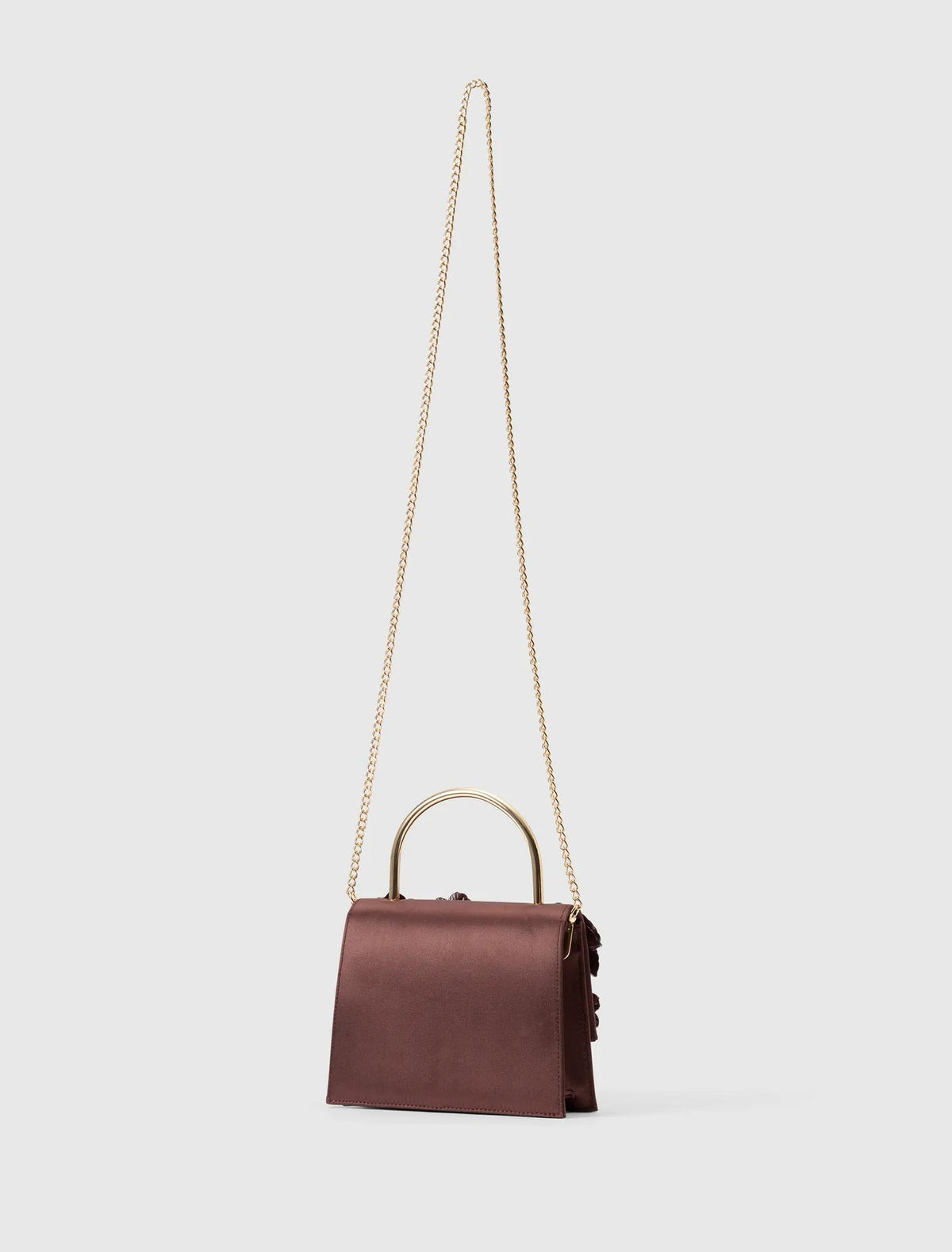 Fifi Flower Top Handle Bag Vintage Merlot