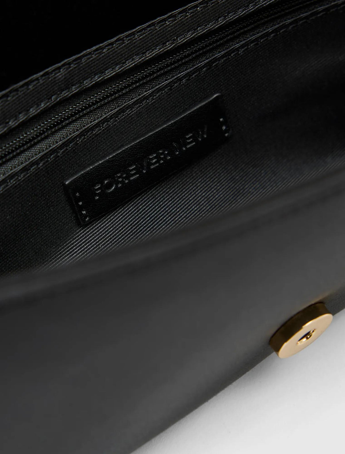 Dina Satin Elongated Clutch Black_mannequin