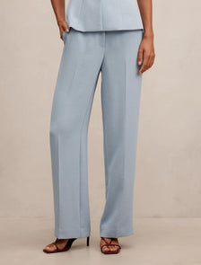 Dani Straight Leg Pants Ice Blue Suit
