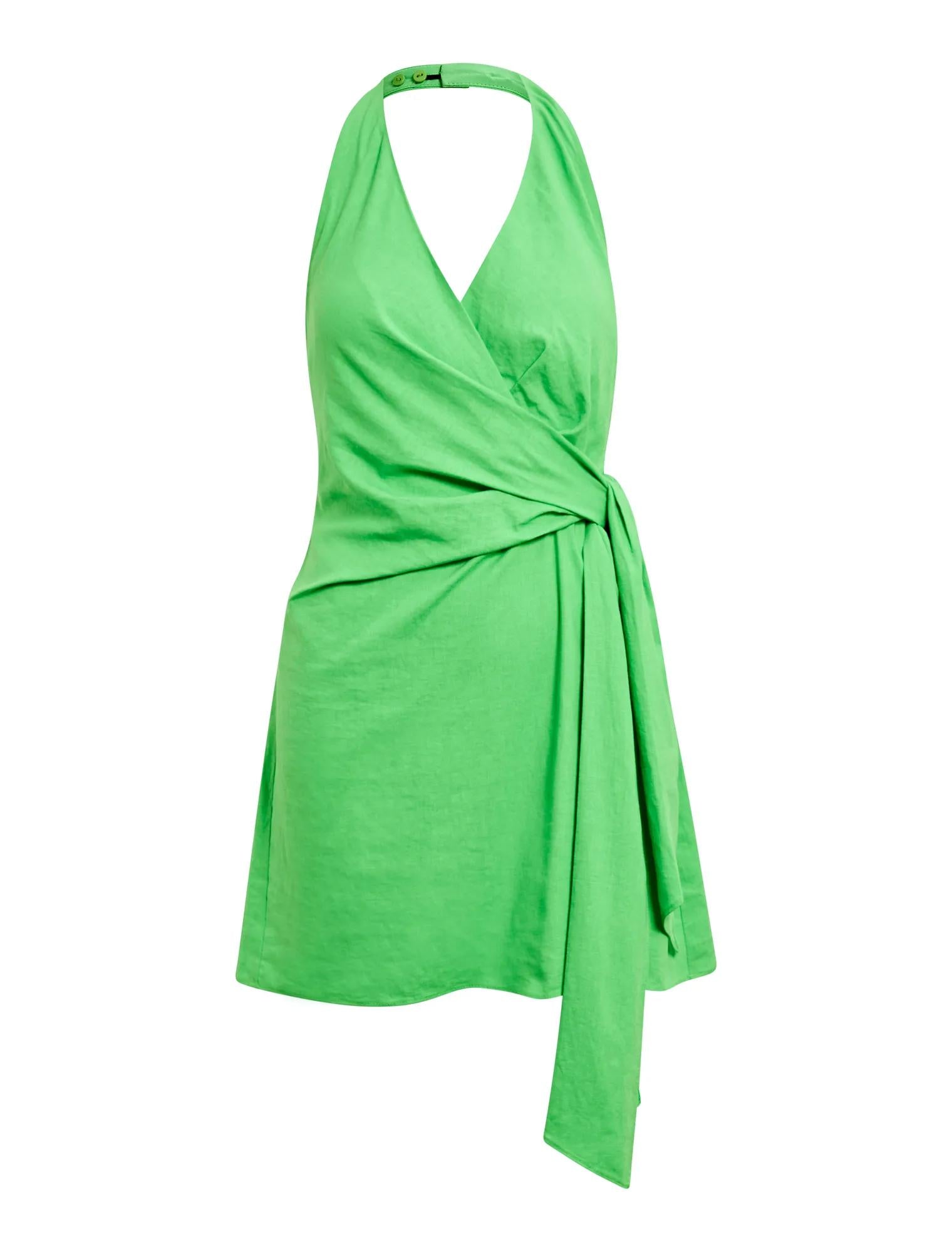 Gianna Halter Tie Mini Shamrock_mannequin
