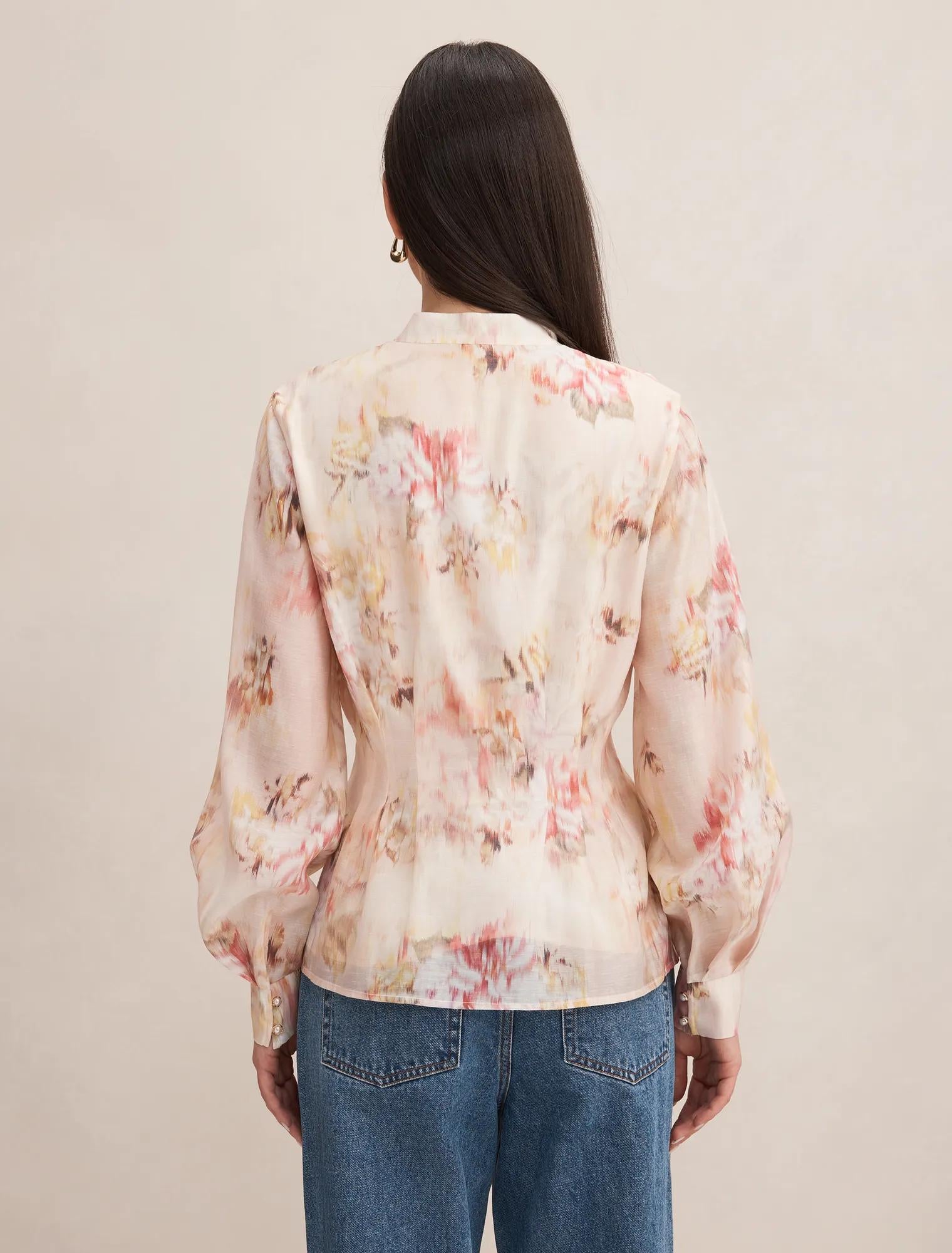 Indie Tuck Blouse Wynora Floral