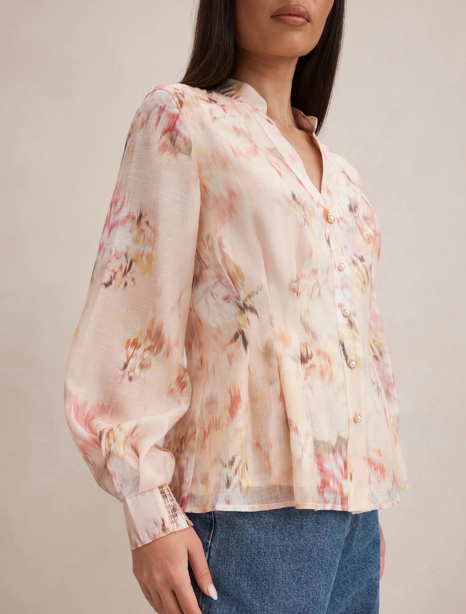 Indie Tuck Blouse Wynora Floral
