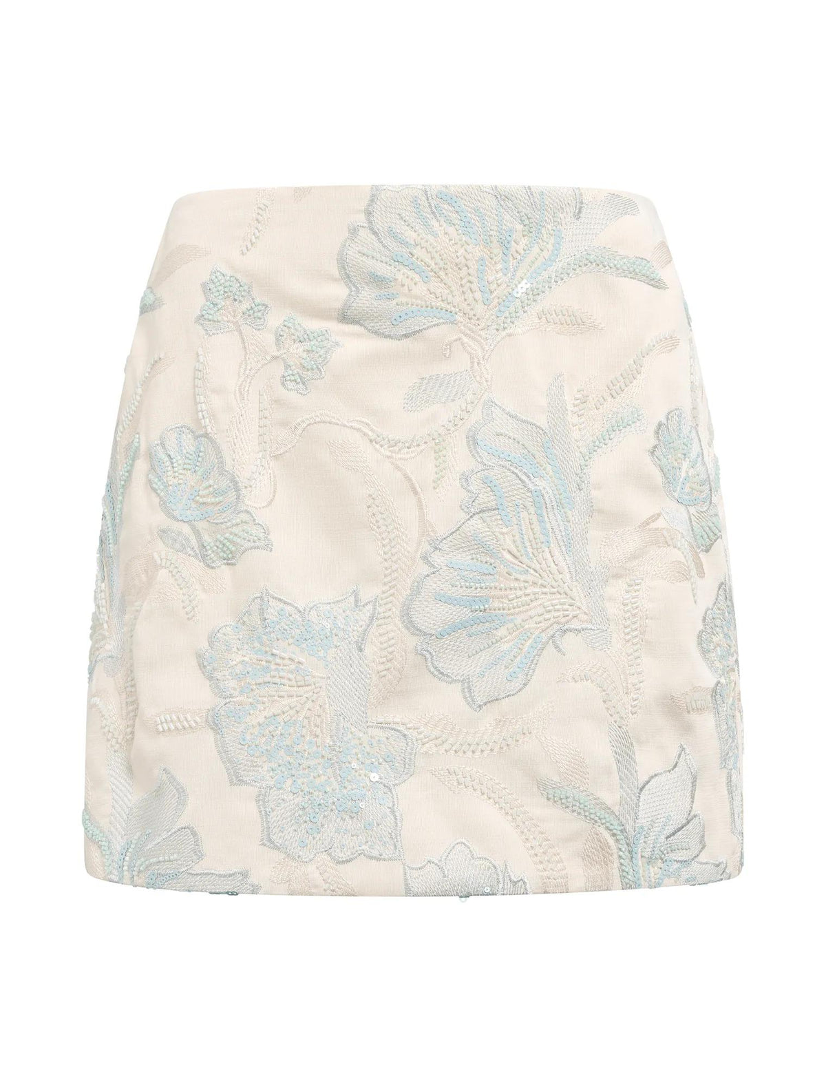 Calliope Embellished Mini Skirt Blue Co-Ord_mannequin