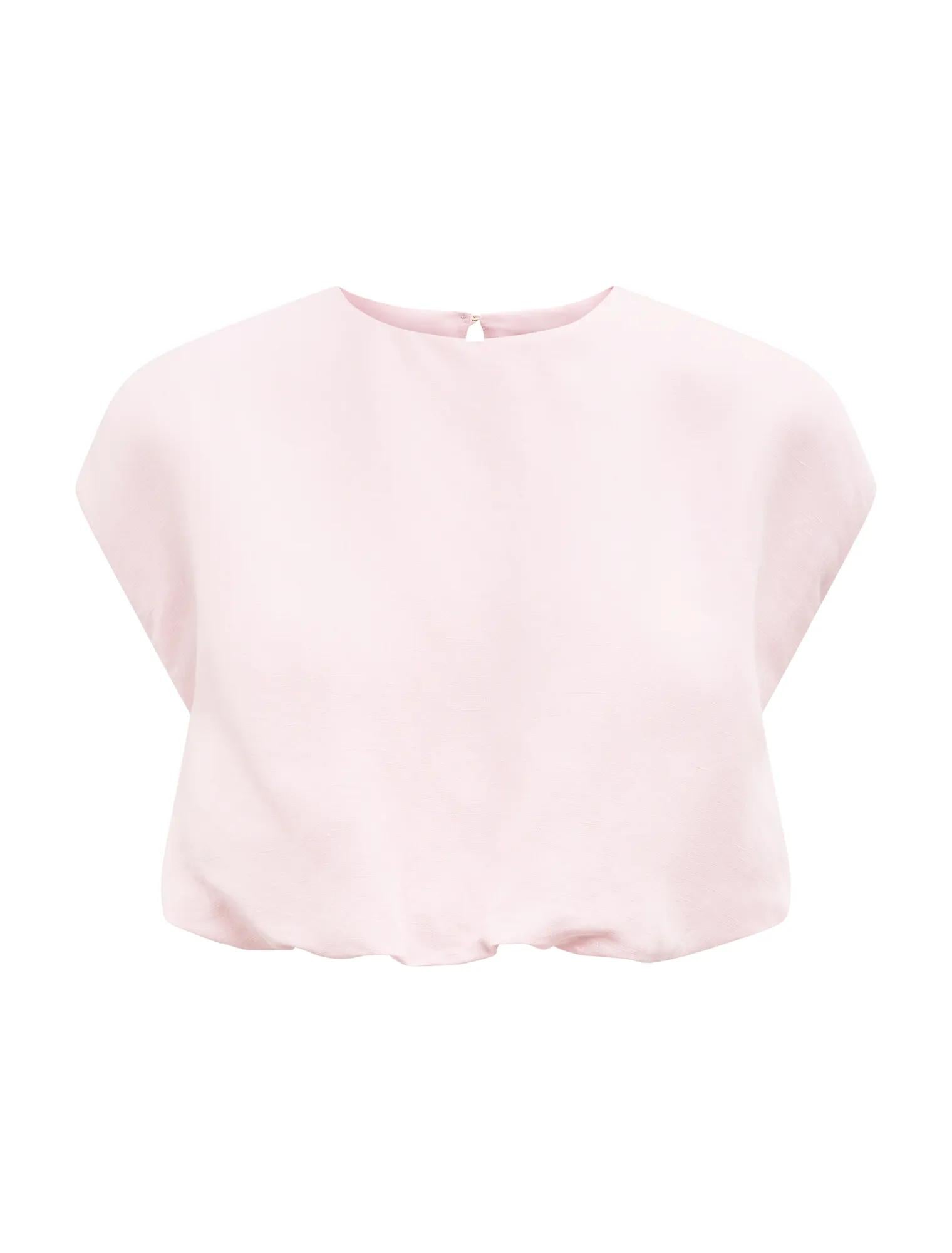 Georgina Petite Bubble Hem Top Candy Hearts Set_mannequin
