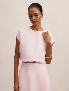 Georgina Petite Bubble Hem Top Candy Hearts Set