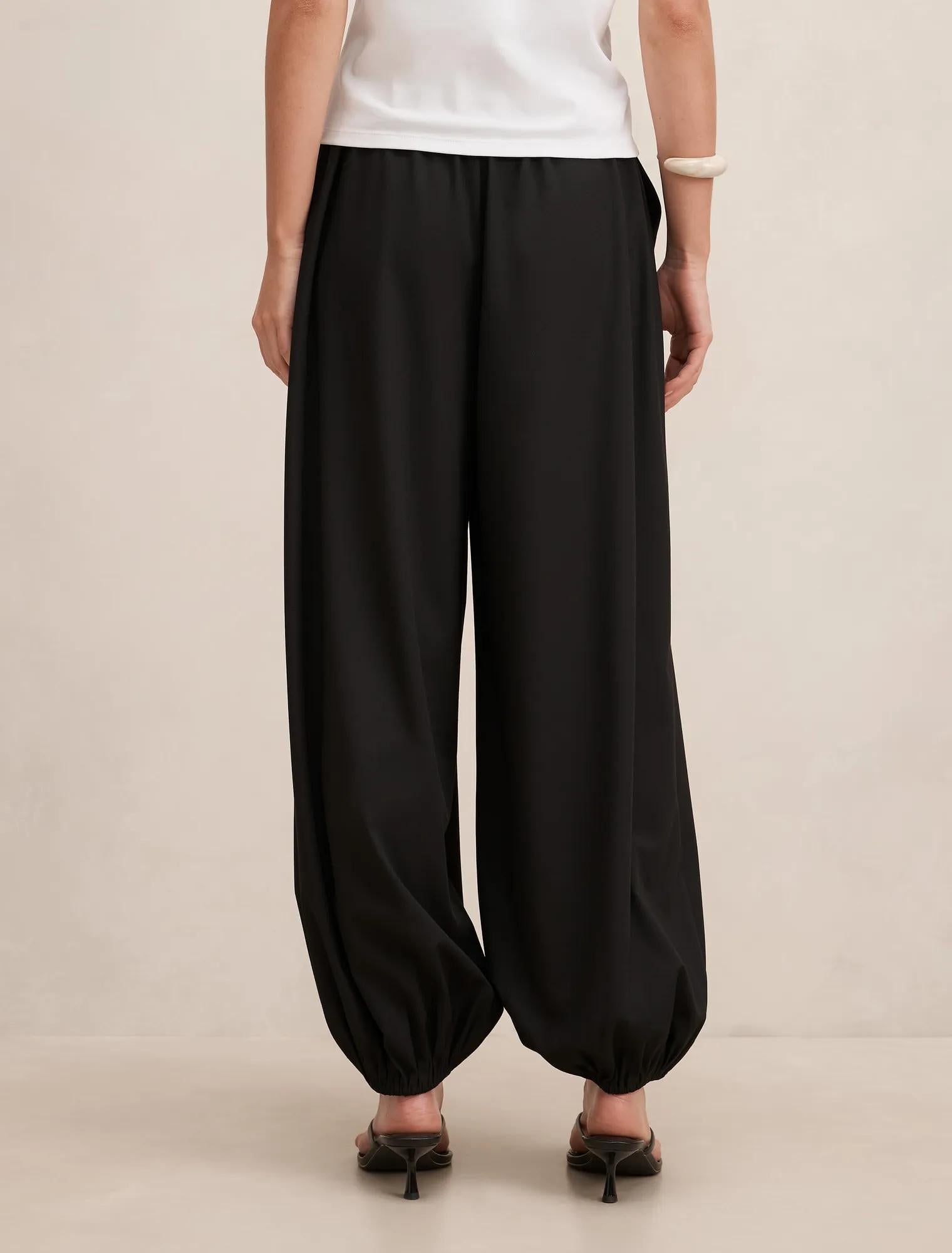 Becky Balloon Pant Black