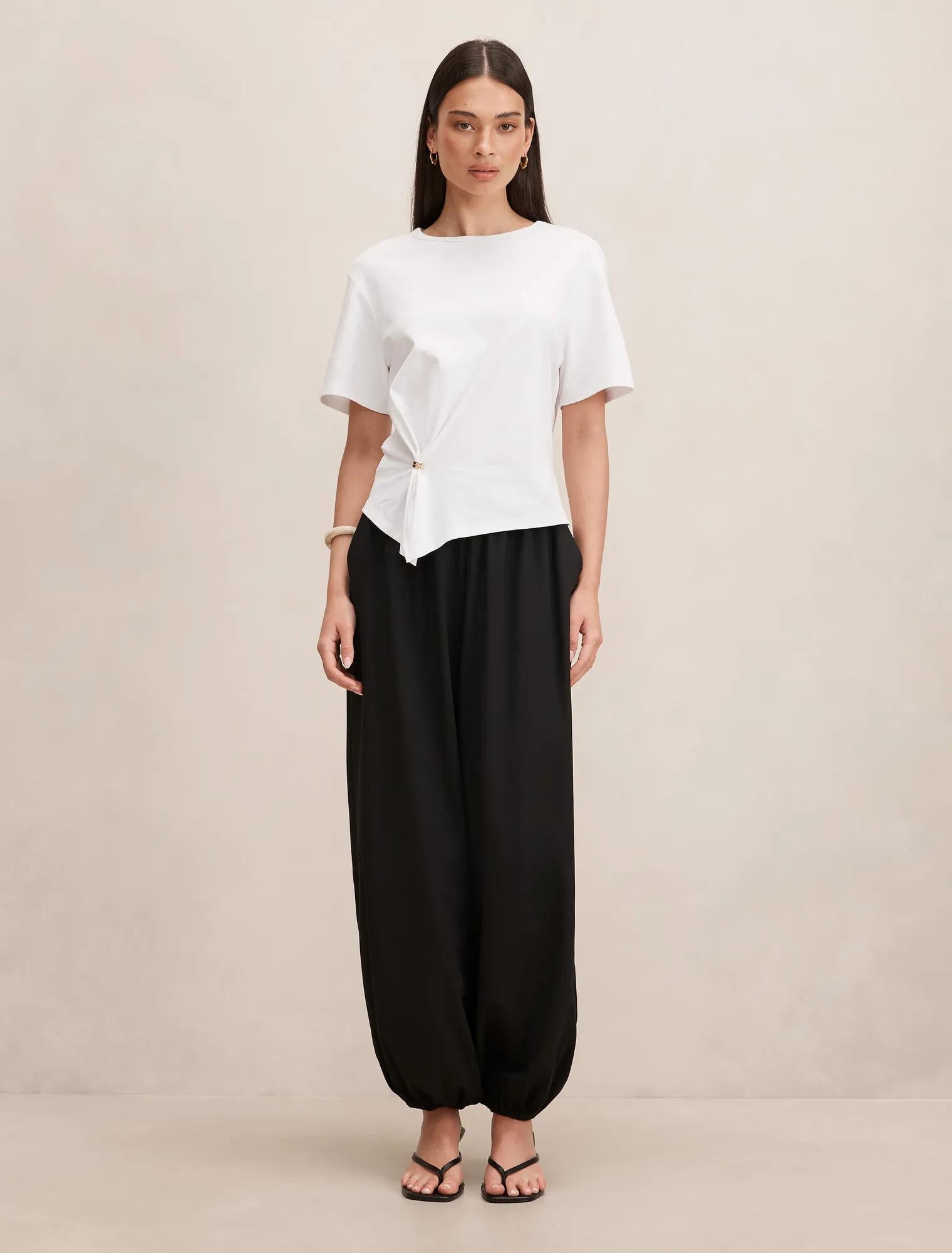 Becky Balloon Pant Black