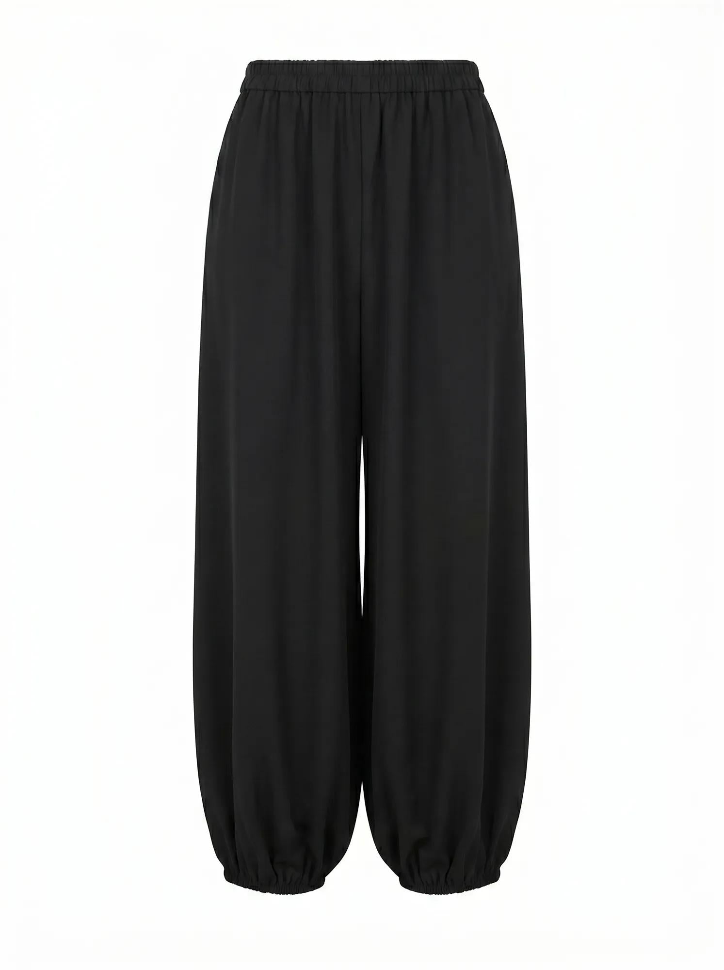Becky Balloon Pant Black_mannequin
