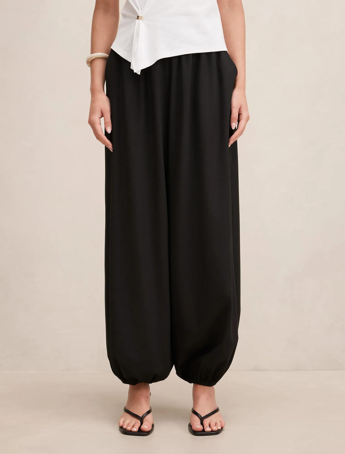 Becky Balloon Pant Black