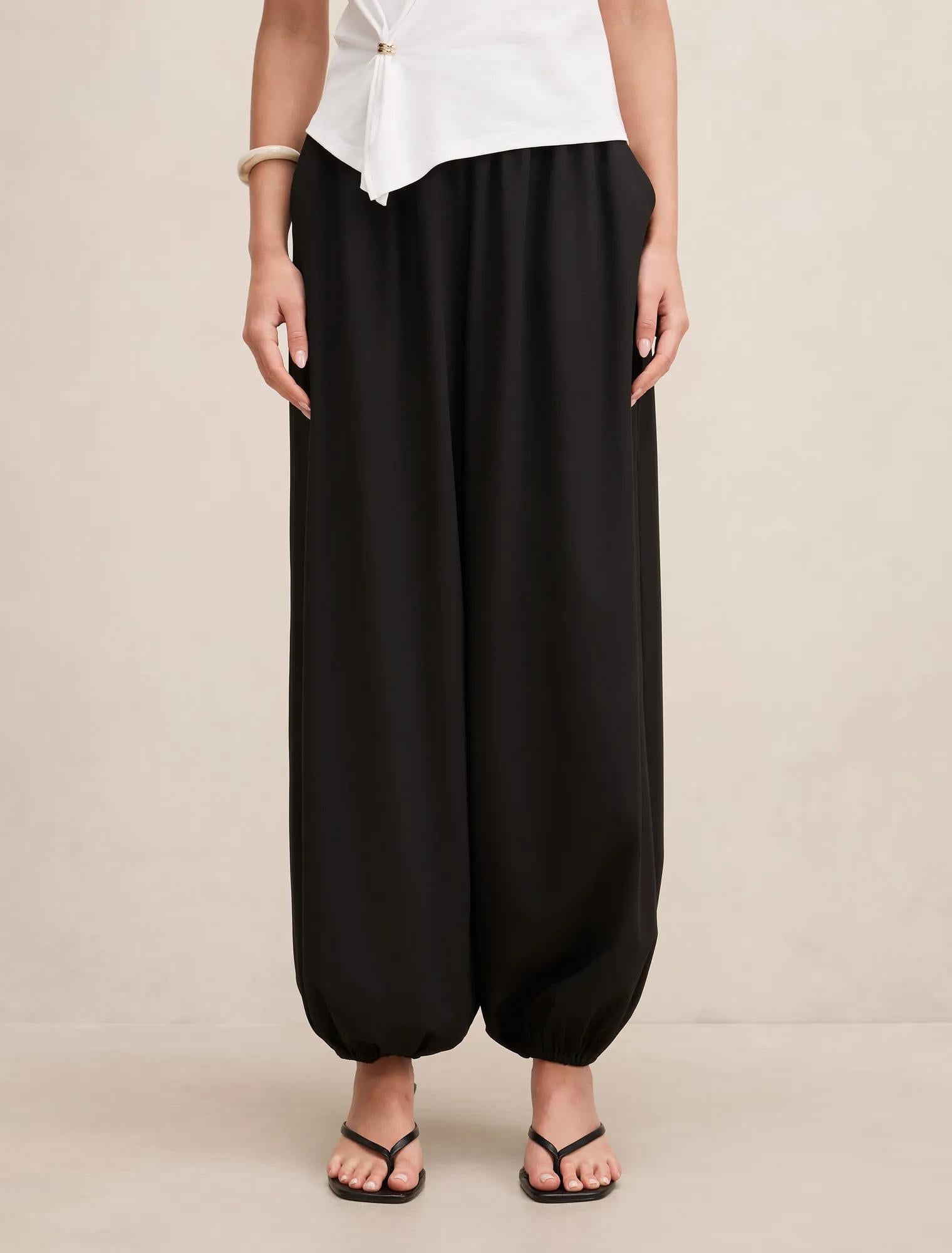 Becky Balloon Pant Black