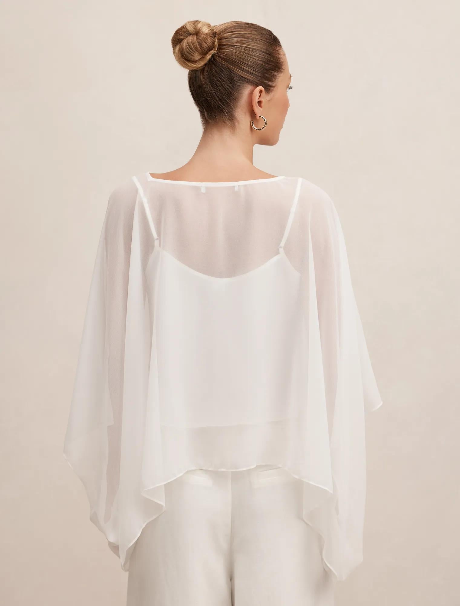 Gia Sheer Cape Porcelain