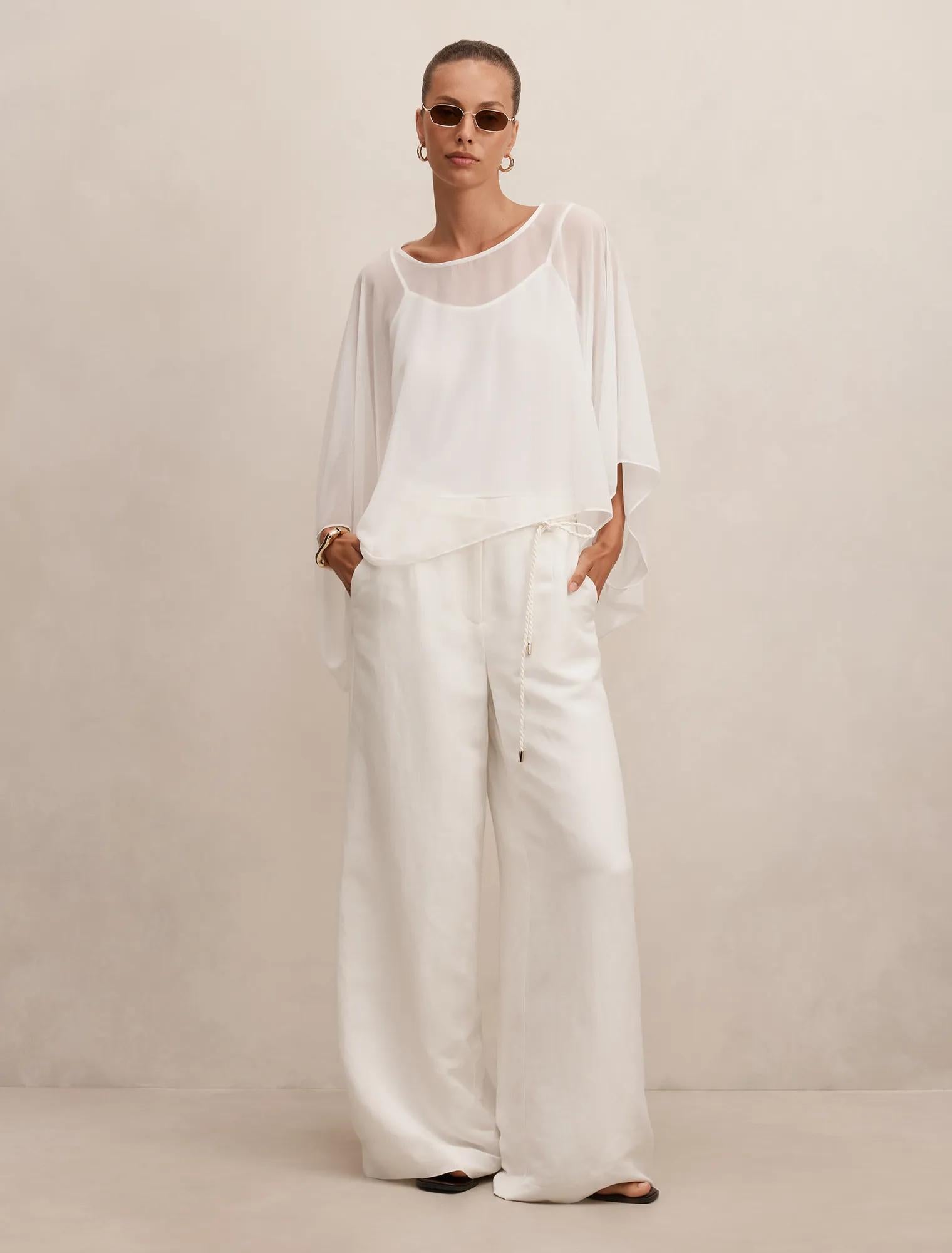 Gia Sheer Cape Porcelain