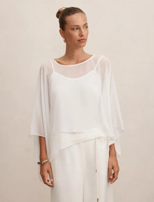 Gia Sheer Cape Porcelain