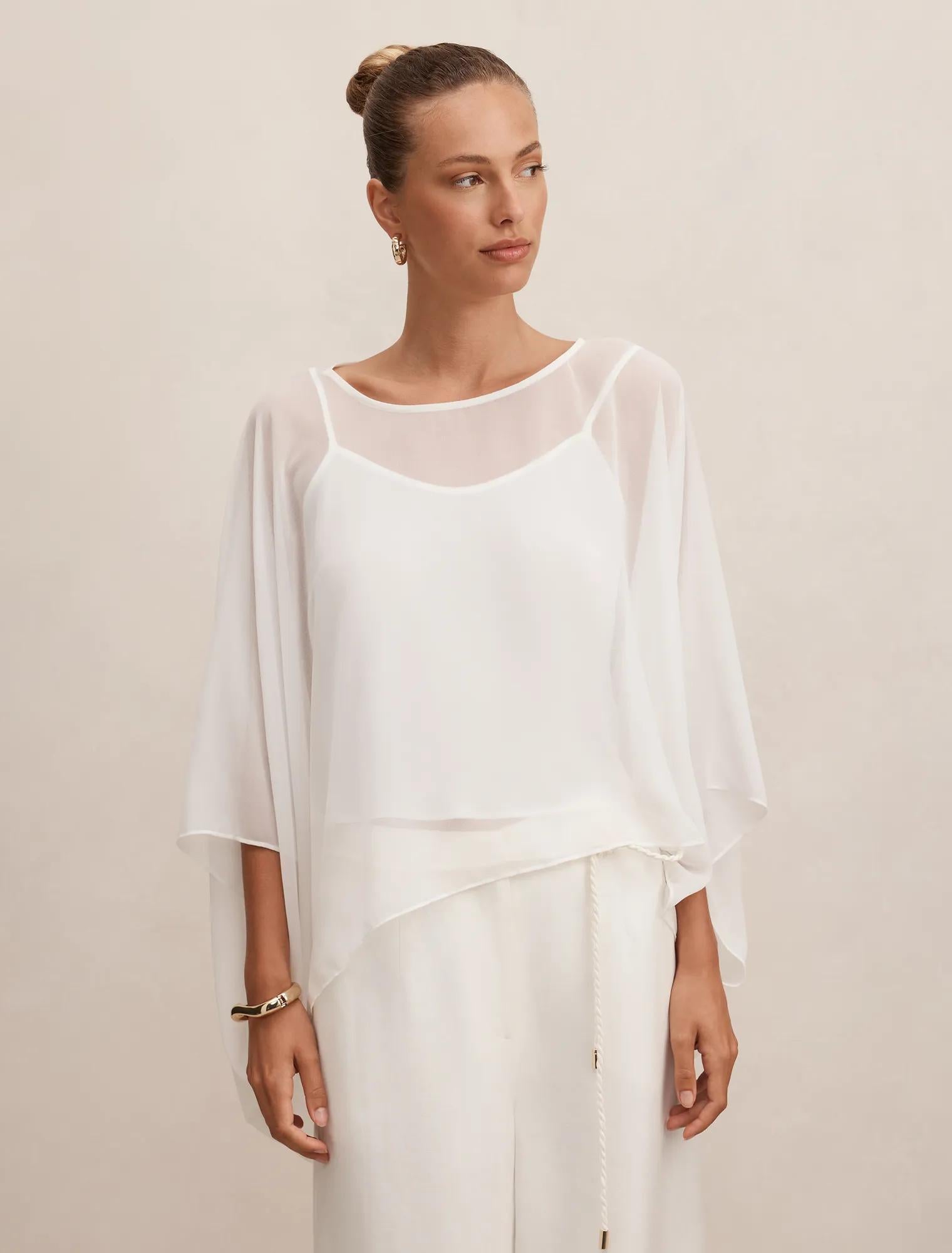 Gia Sheer Cape Porcelain