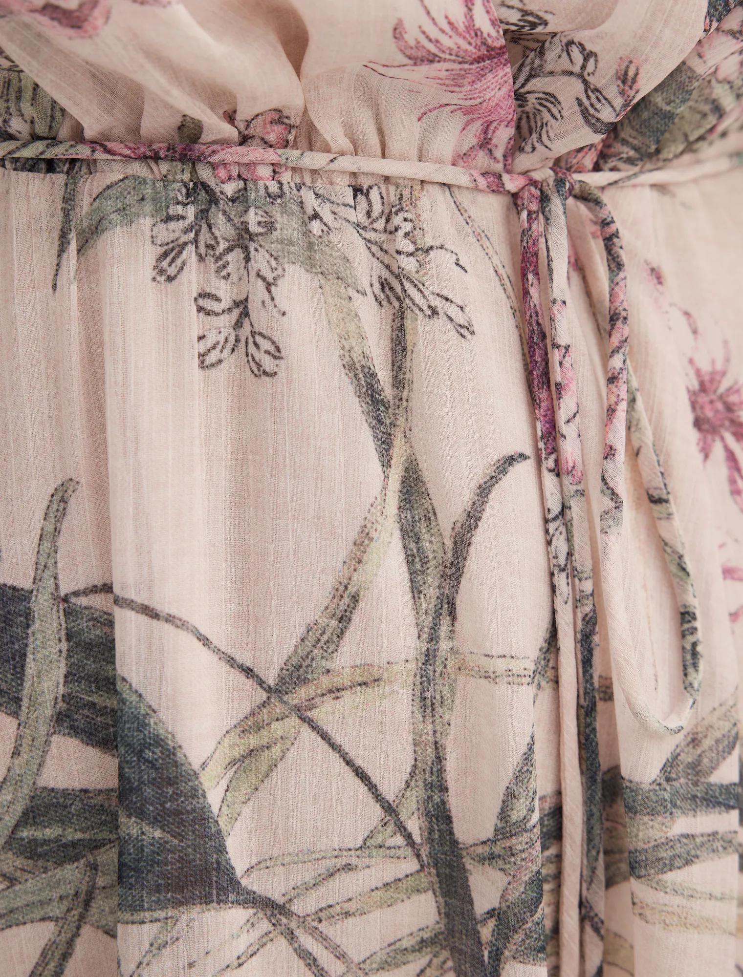 Jodie Gathered Cape Maxi Petalbrook Floral