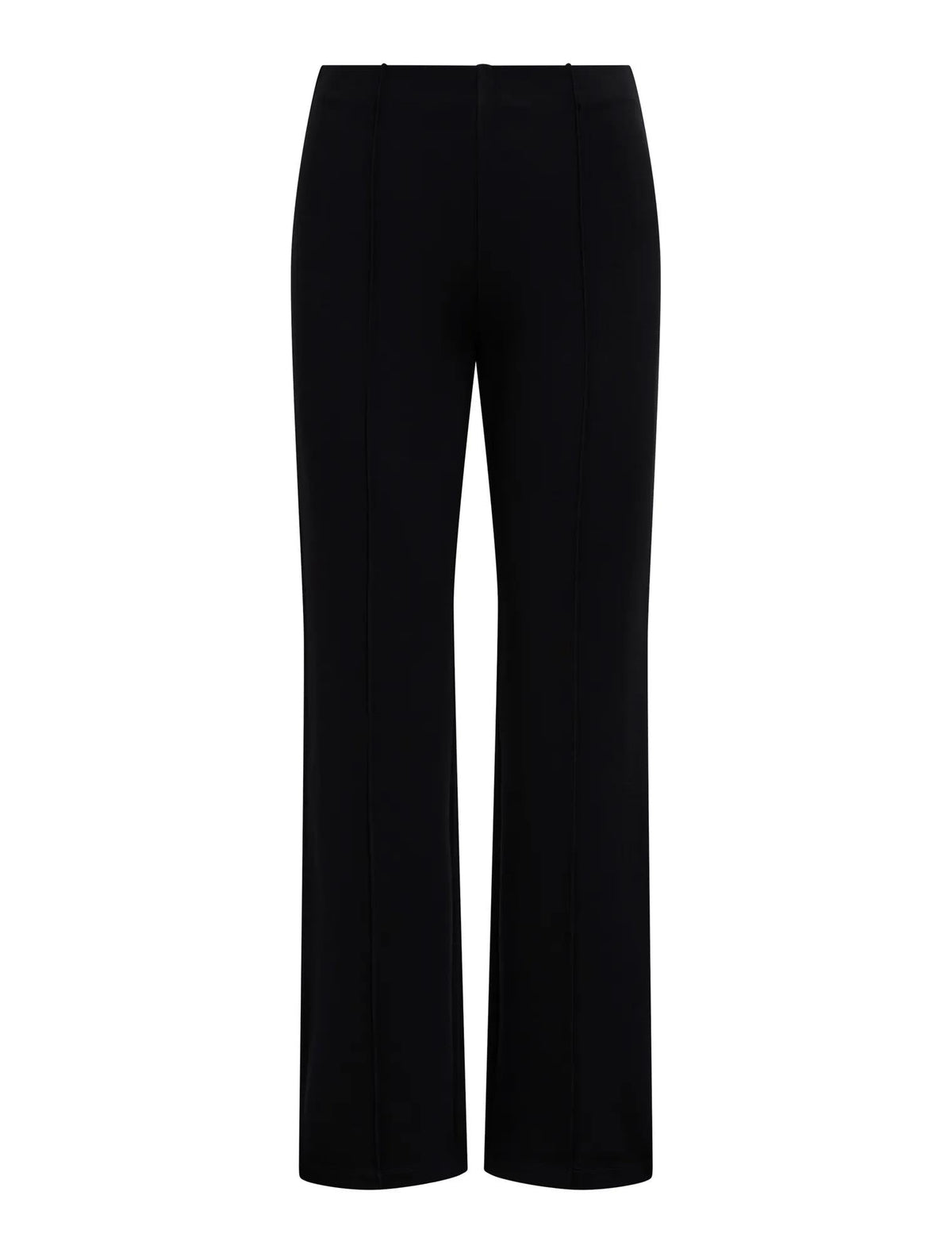 Piper Petite Ponte Straight Leg Pant Black