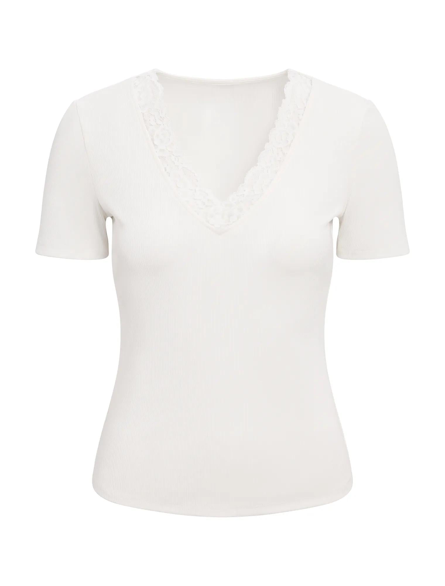 Sienna Lace Trim Tee Porcelain_mannequin