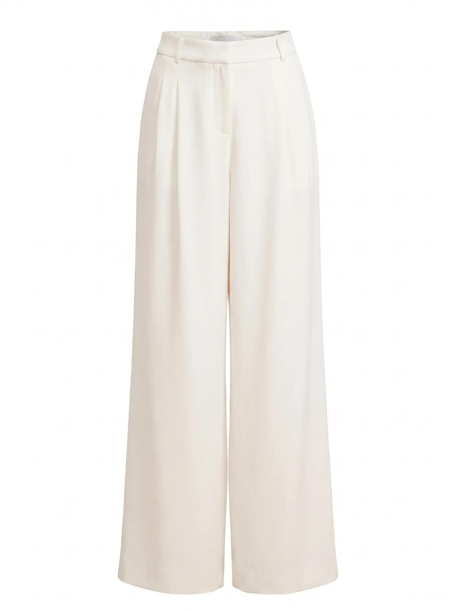 Annabelle Pleated Palazzo Pants Porcelain_mannequin