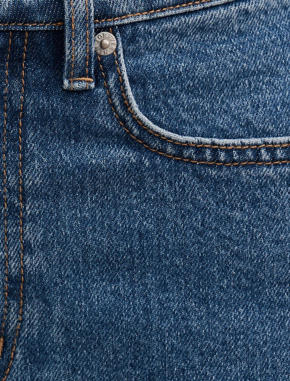Nicki Mid Rise Straight Jeans Mid Wash