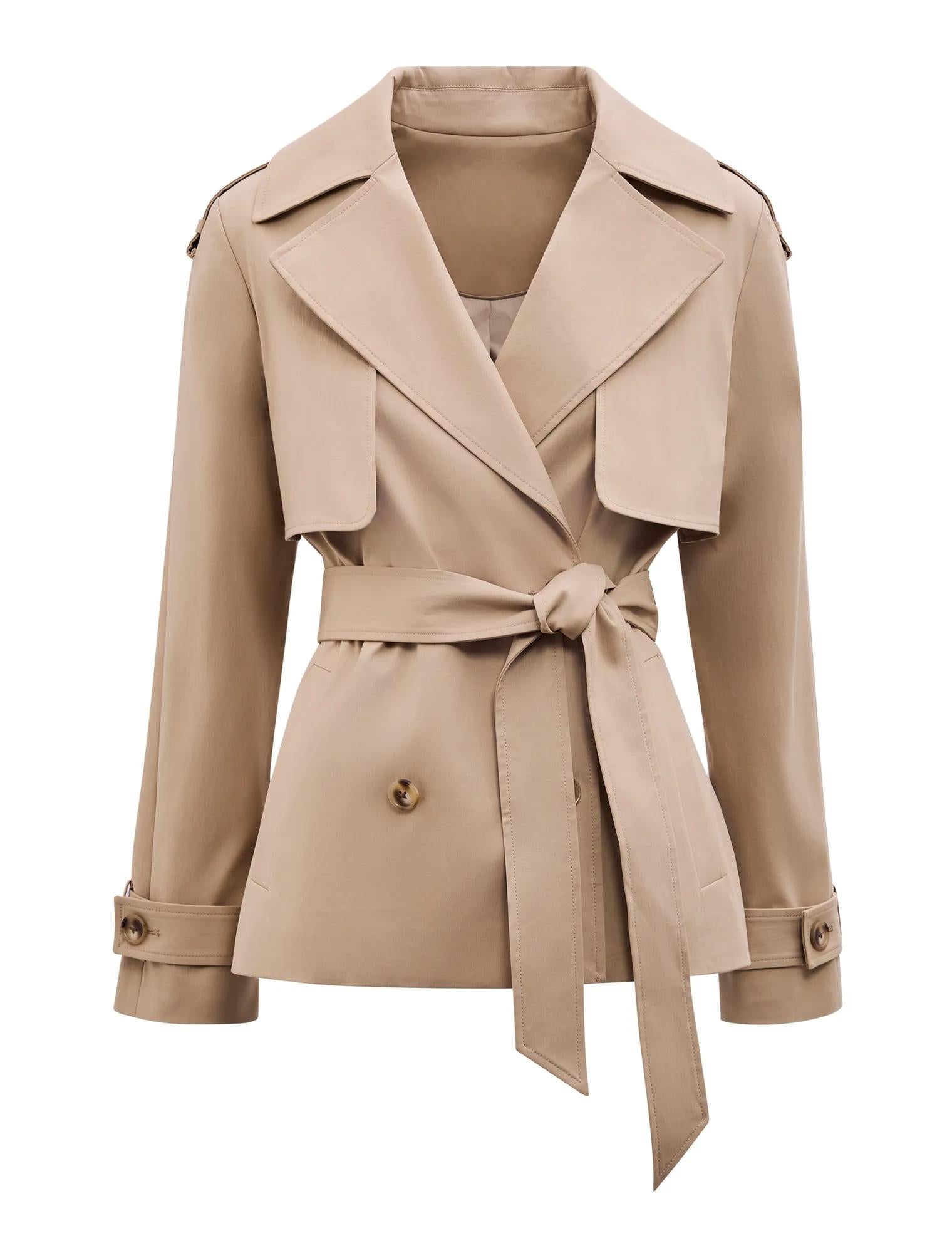 Teagan Short Trench Sand