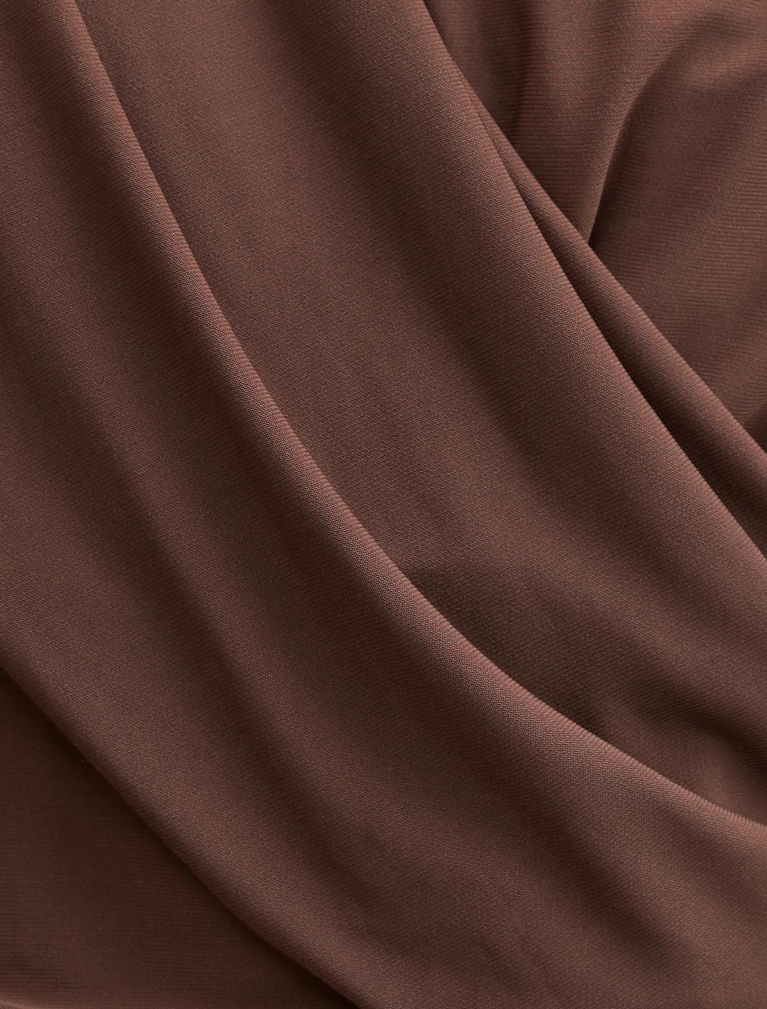 Oakley V-Neck Drape Top Chocolate Martini