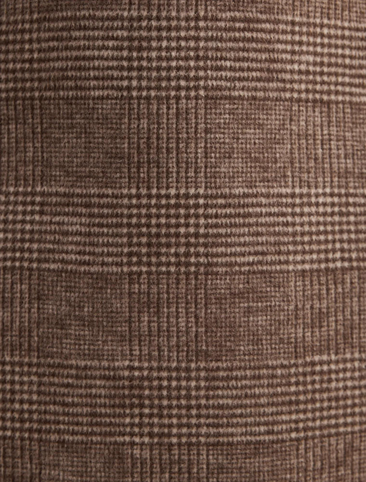 Molly Check Mini Skirt Mid Brown Check Set