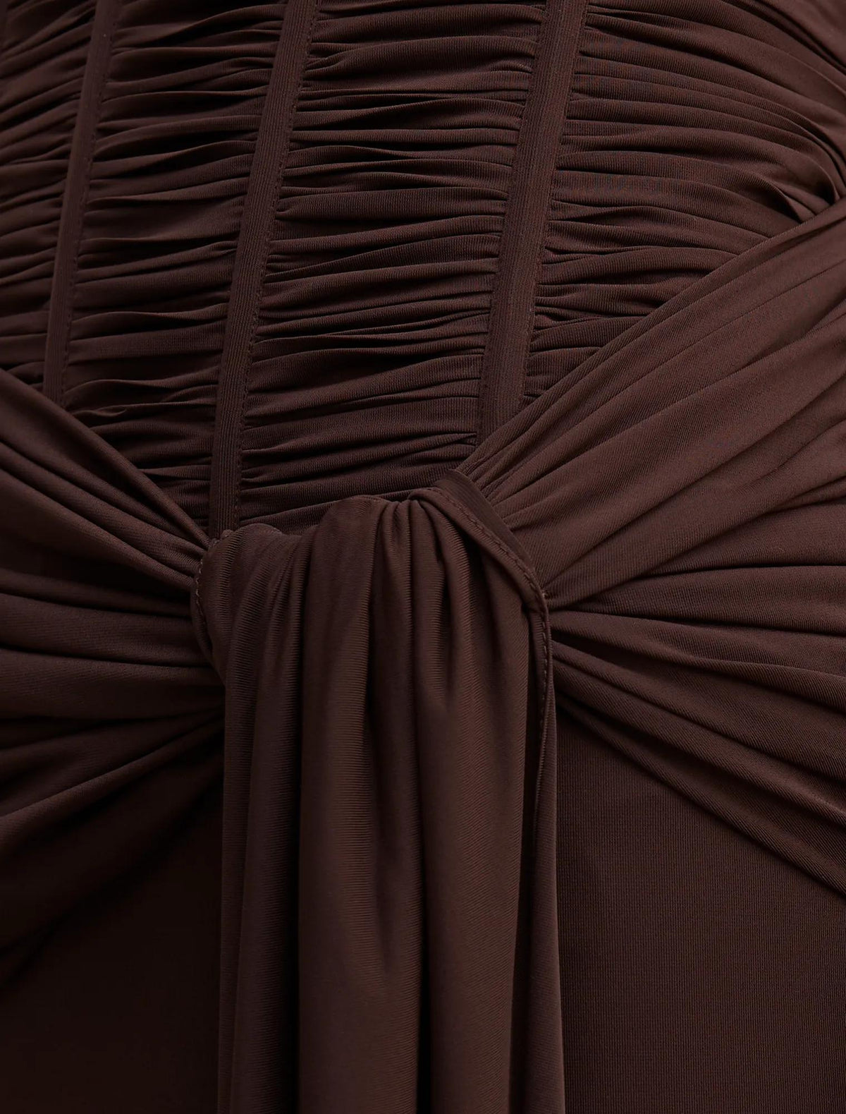 Lorelei Strapless Ruched Maxi Freckle