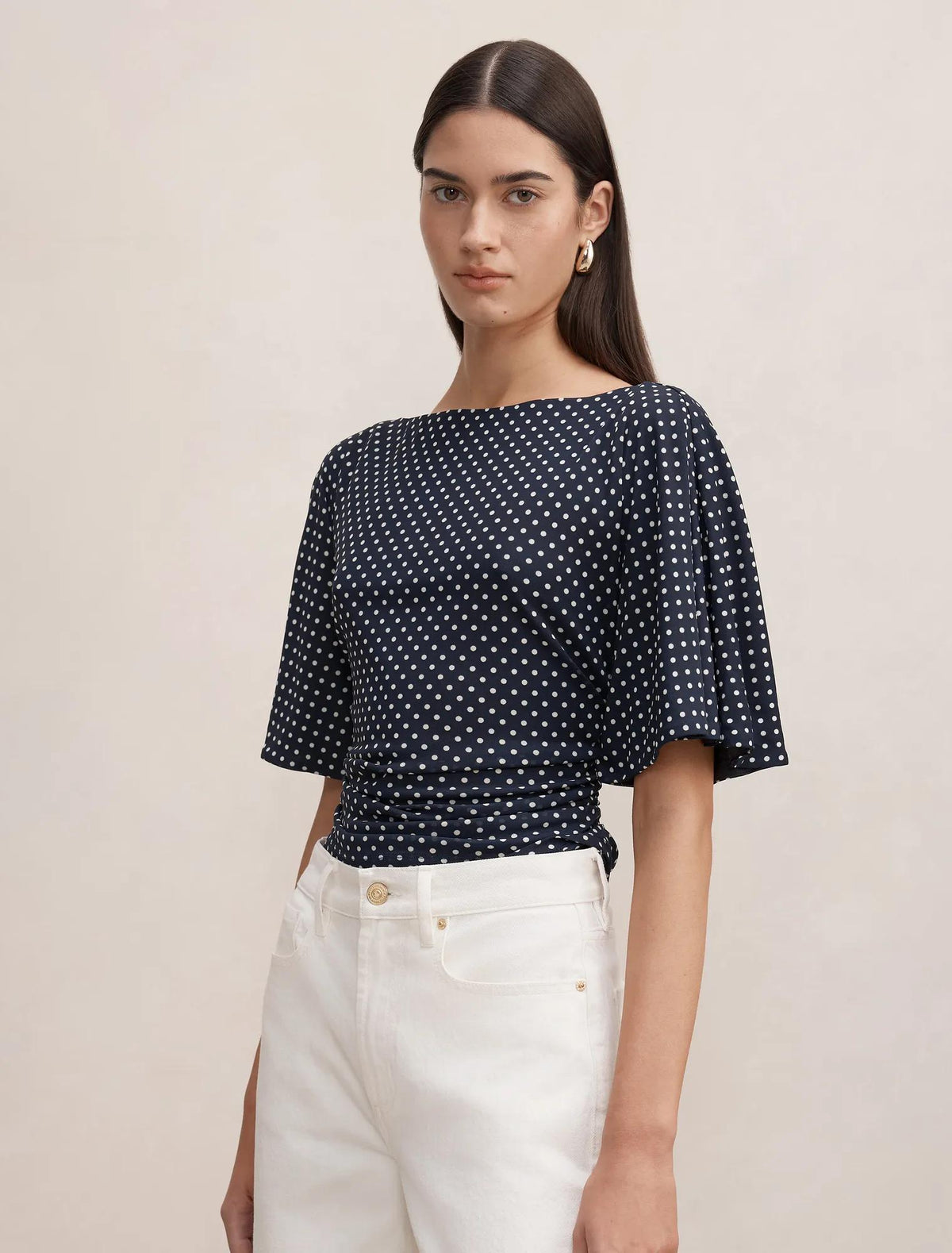 Paige Flutter Sleeve Tie Back Newton Spot