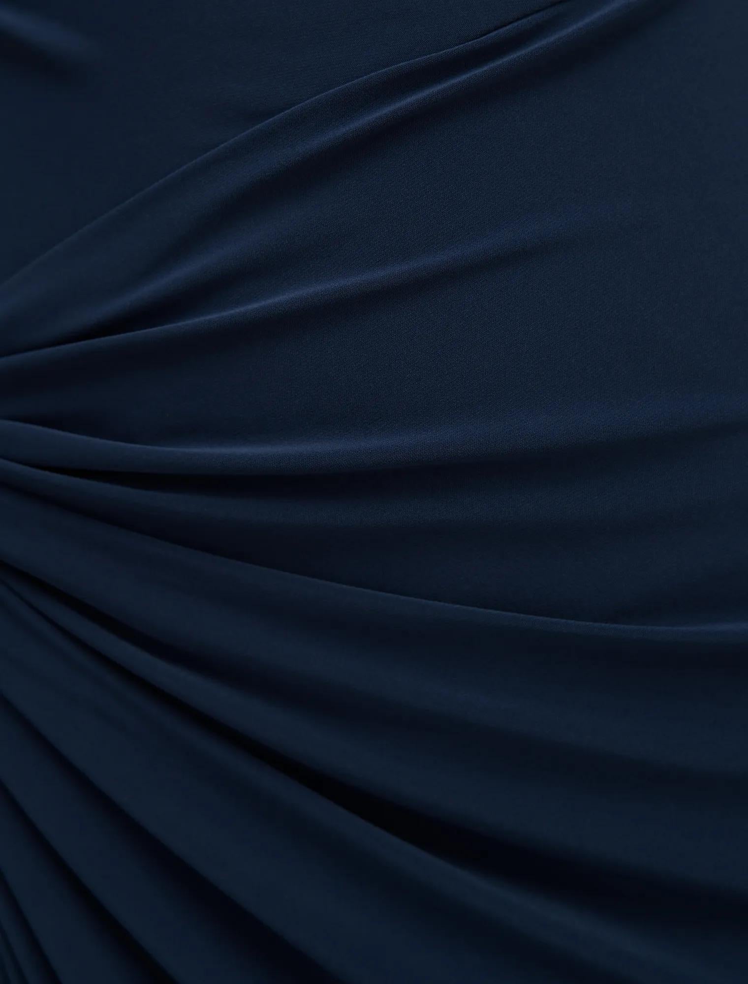 Kinsley Sleeveless Jersey Dress Evening Navy