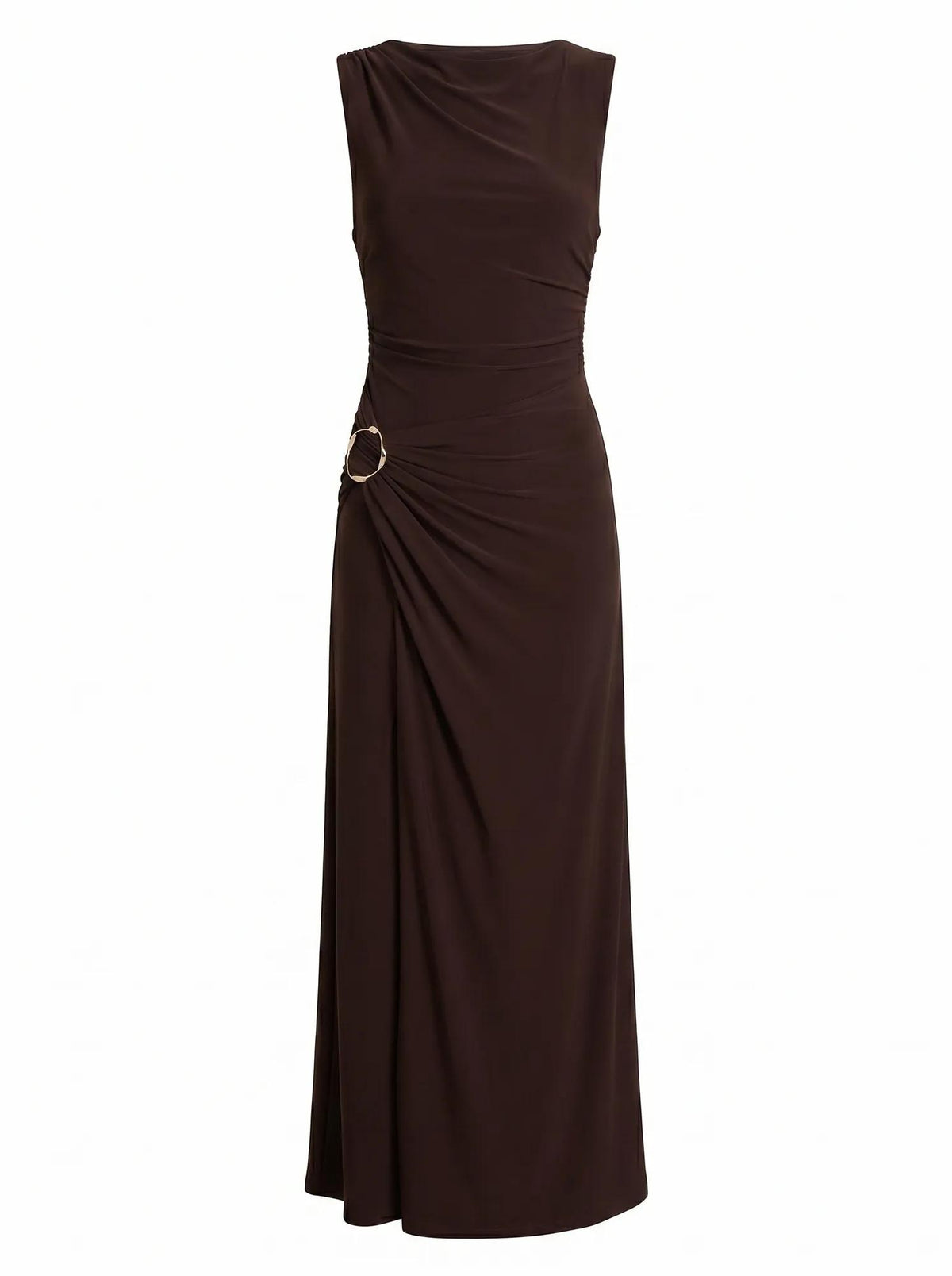 Kinsley Sleeveless Jersey Midi Dark Chocolate_mannequin