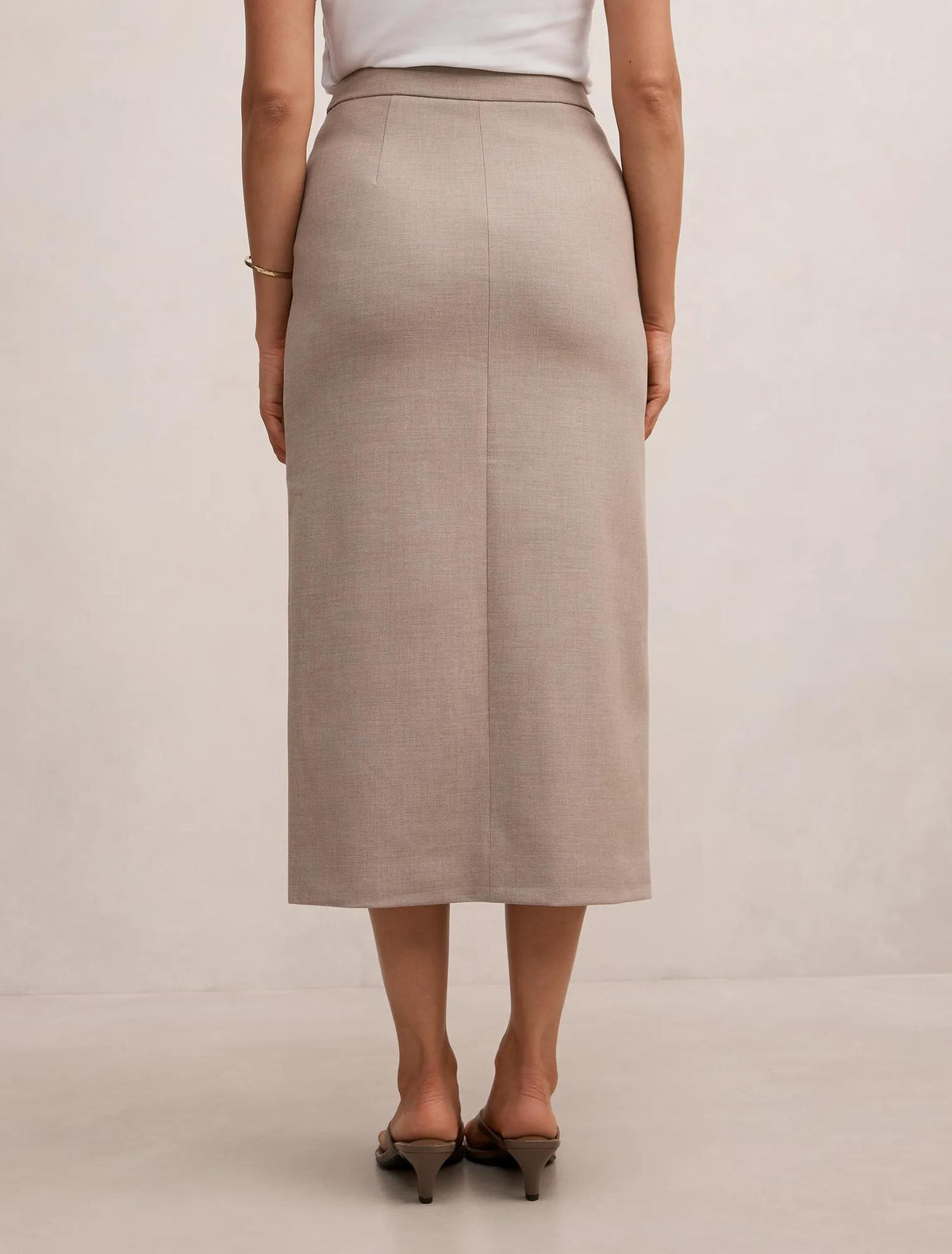 Maya Column Skirt Neutral Set