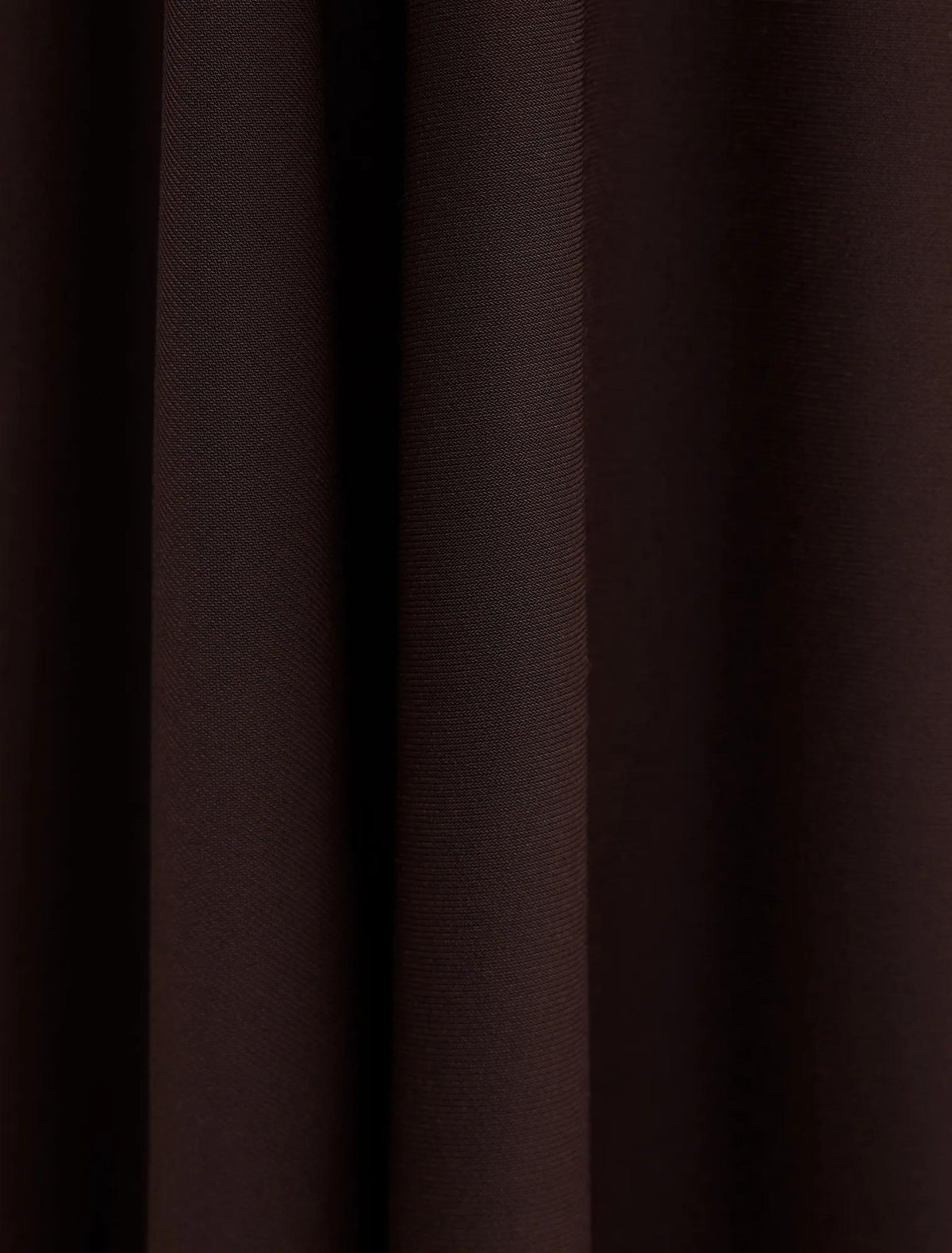 Ariel Petite Godet Hanky Hem Skirt Dark Chocolate Co-ord