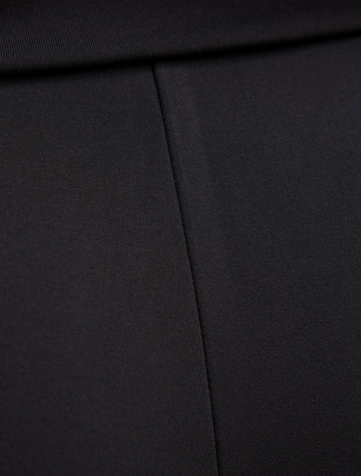 Wren Fold Waist Wide Leg Pant Black