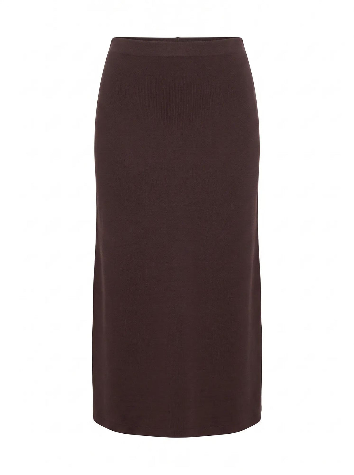 Ayva Knitted Midi Skirt Chocolate Co-ord_mannequin