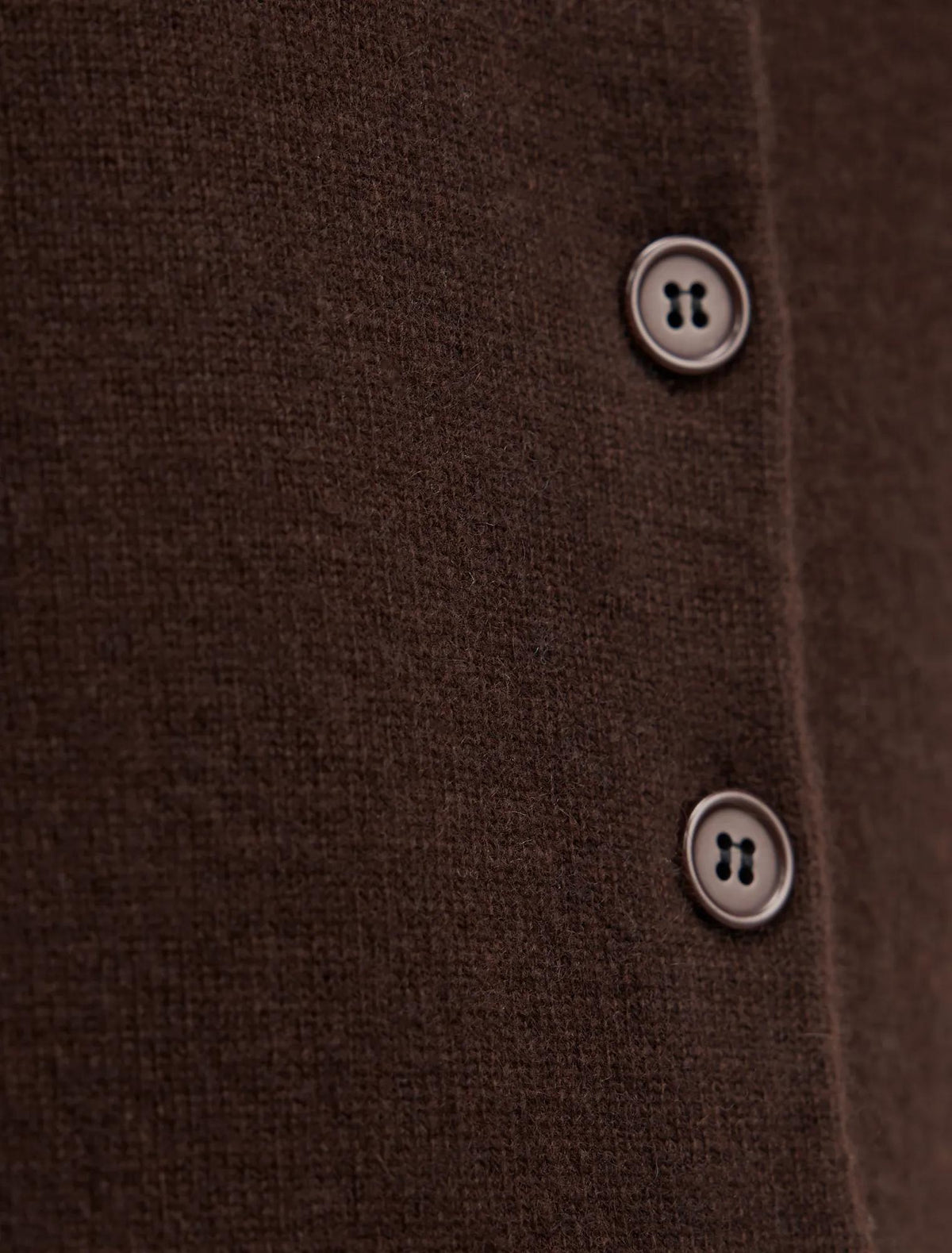 Haisley Merino Blend Knit Cardigan Chocolate