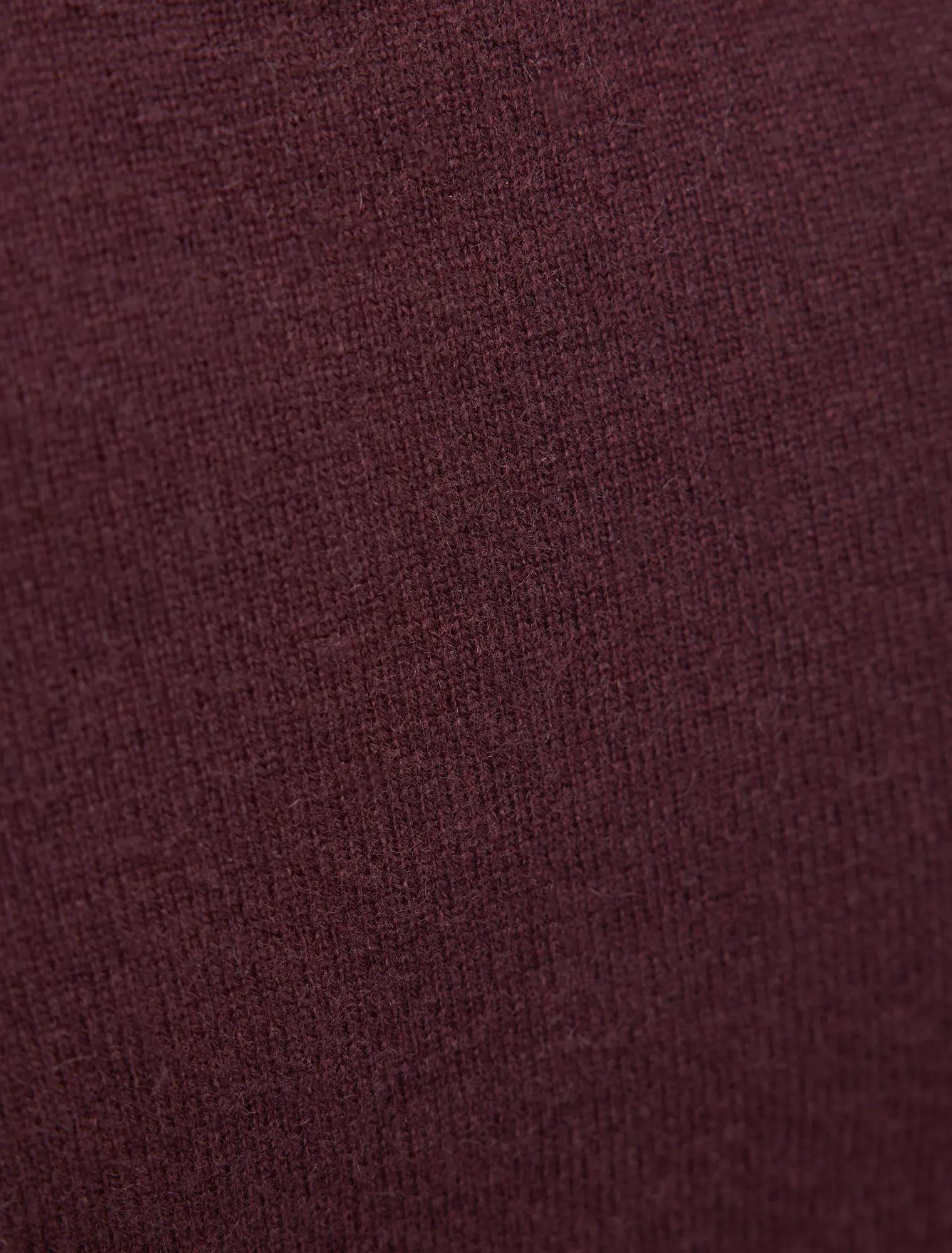 Kiara Merino Blend Sweater Plum Wine