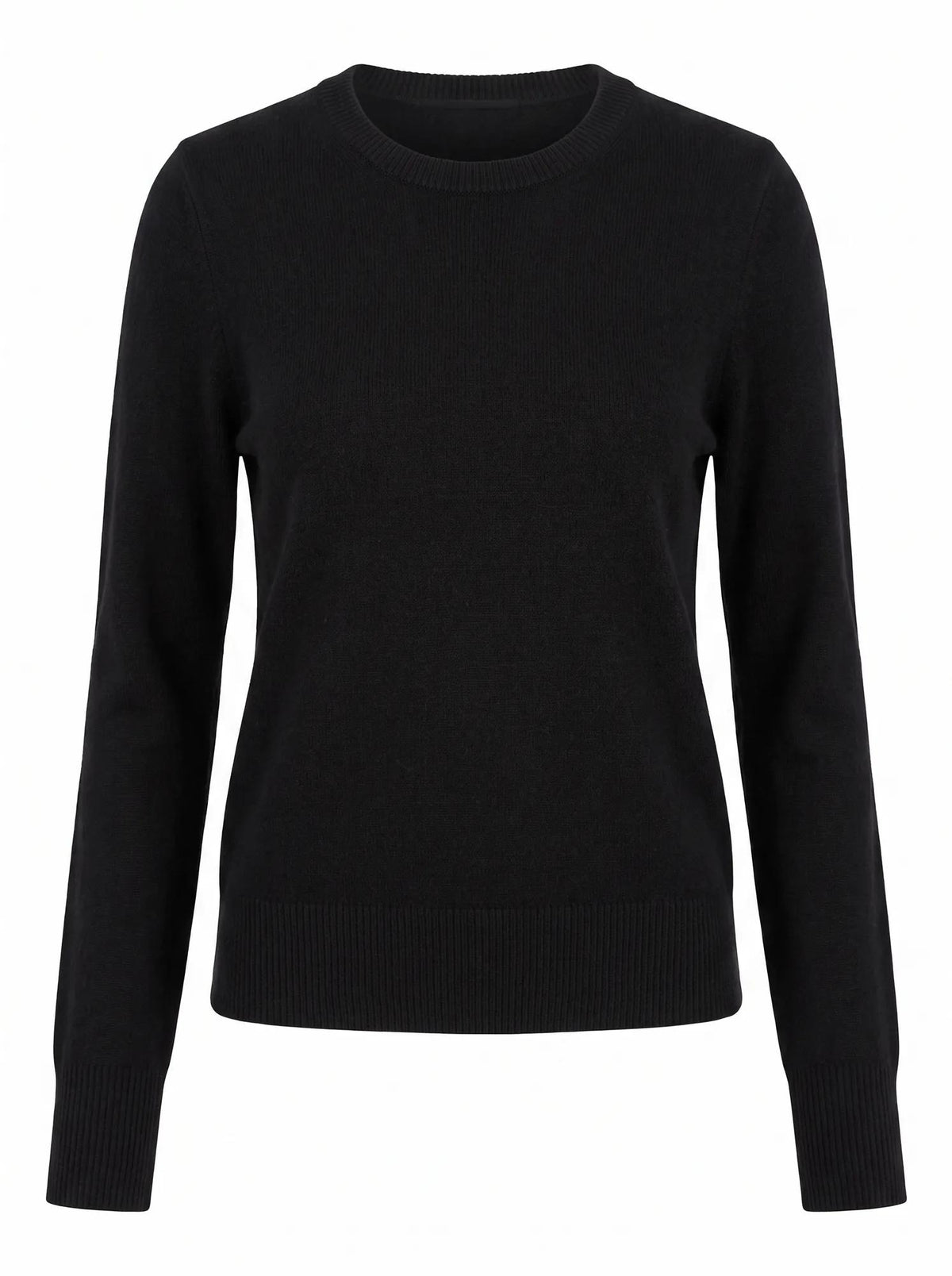 Kiara Merino Blend Sweater Black_mannequin