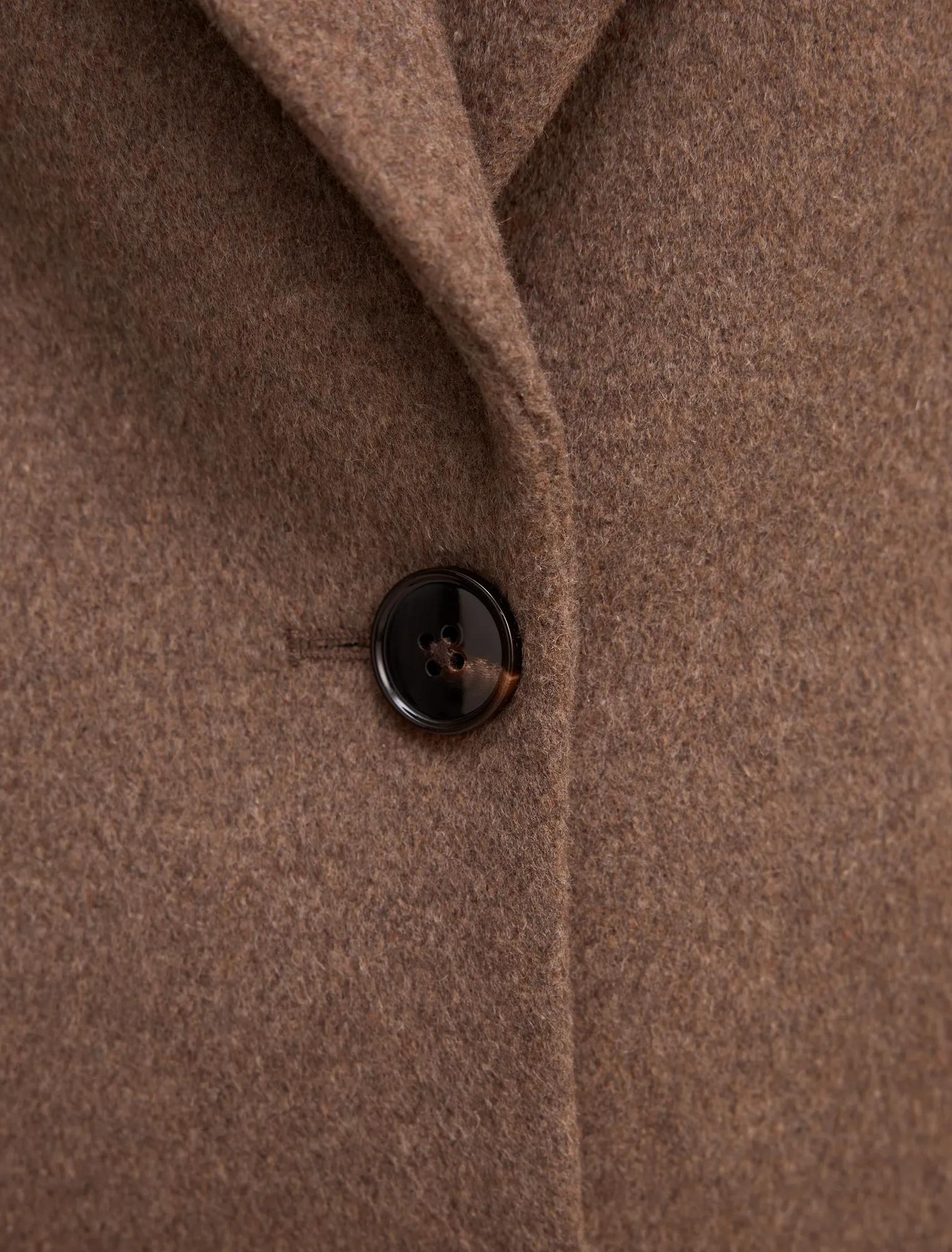Avery Single Breasted Coat Maple Marle