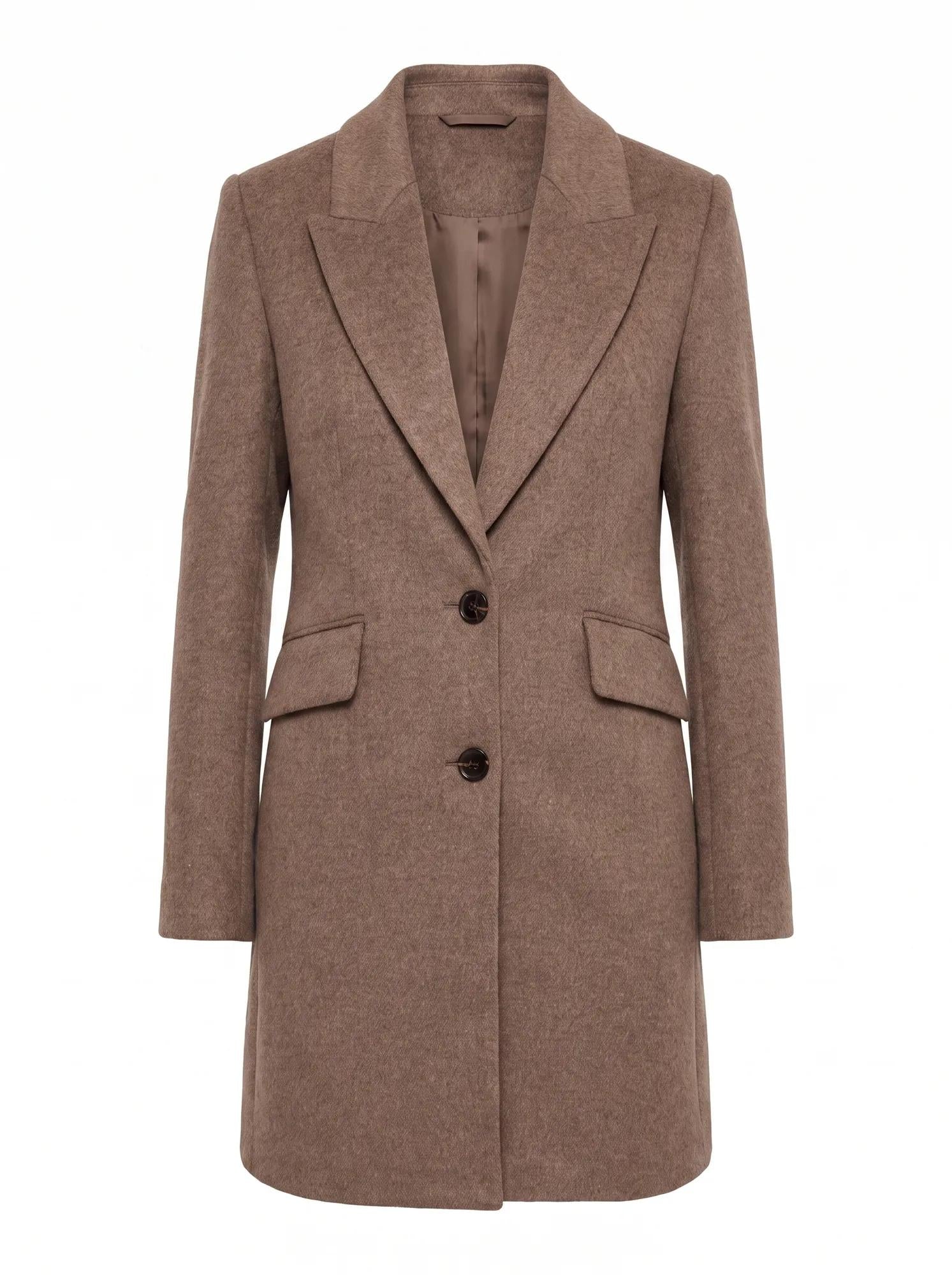 Avery Single Breasted Coat Maple Marle