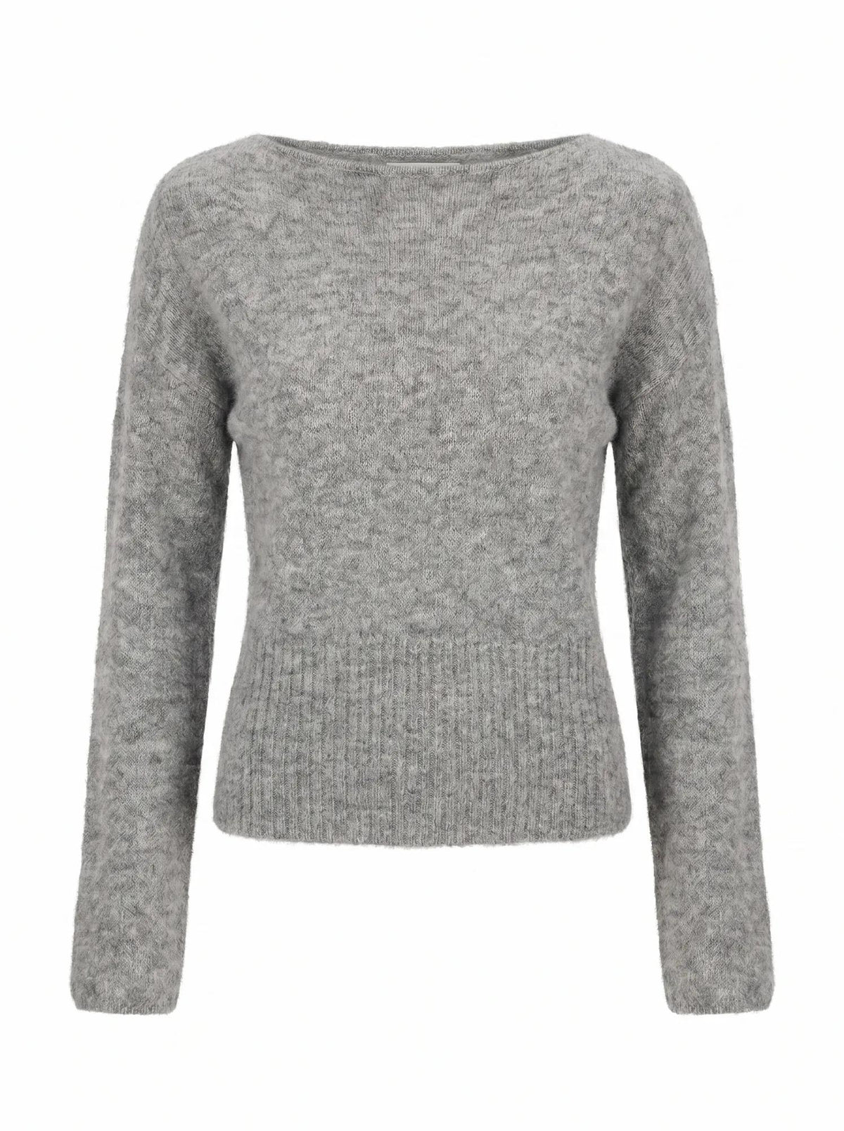 Matilda Ballet Neck Sweater Charcoal Grey_mannequin