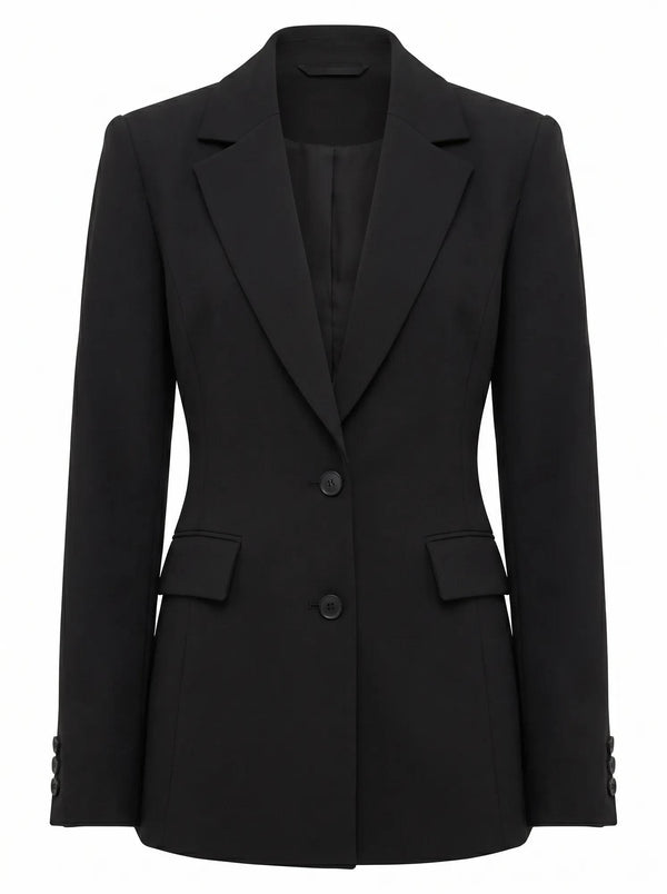 Lee Nipped Waist Blazer Black Suit_mannequin